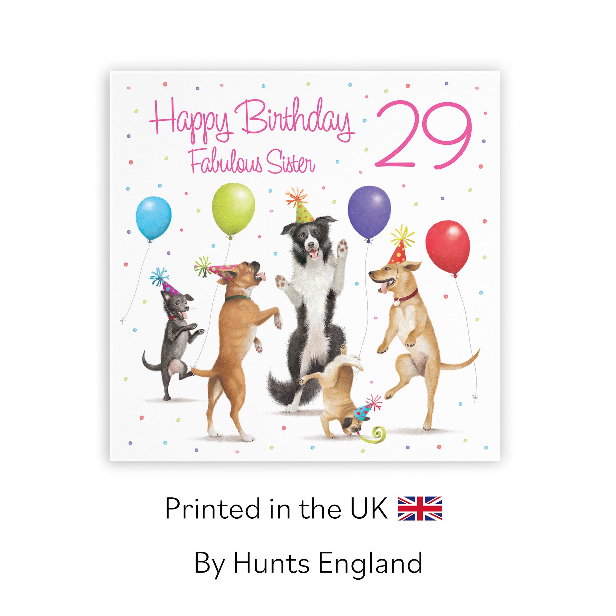 29th Sister Birthday Card Dancing Dogs Milo's Gallery - Default Title (RT05643)