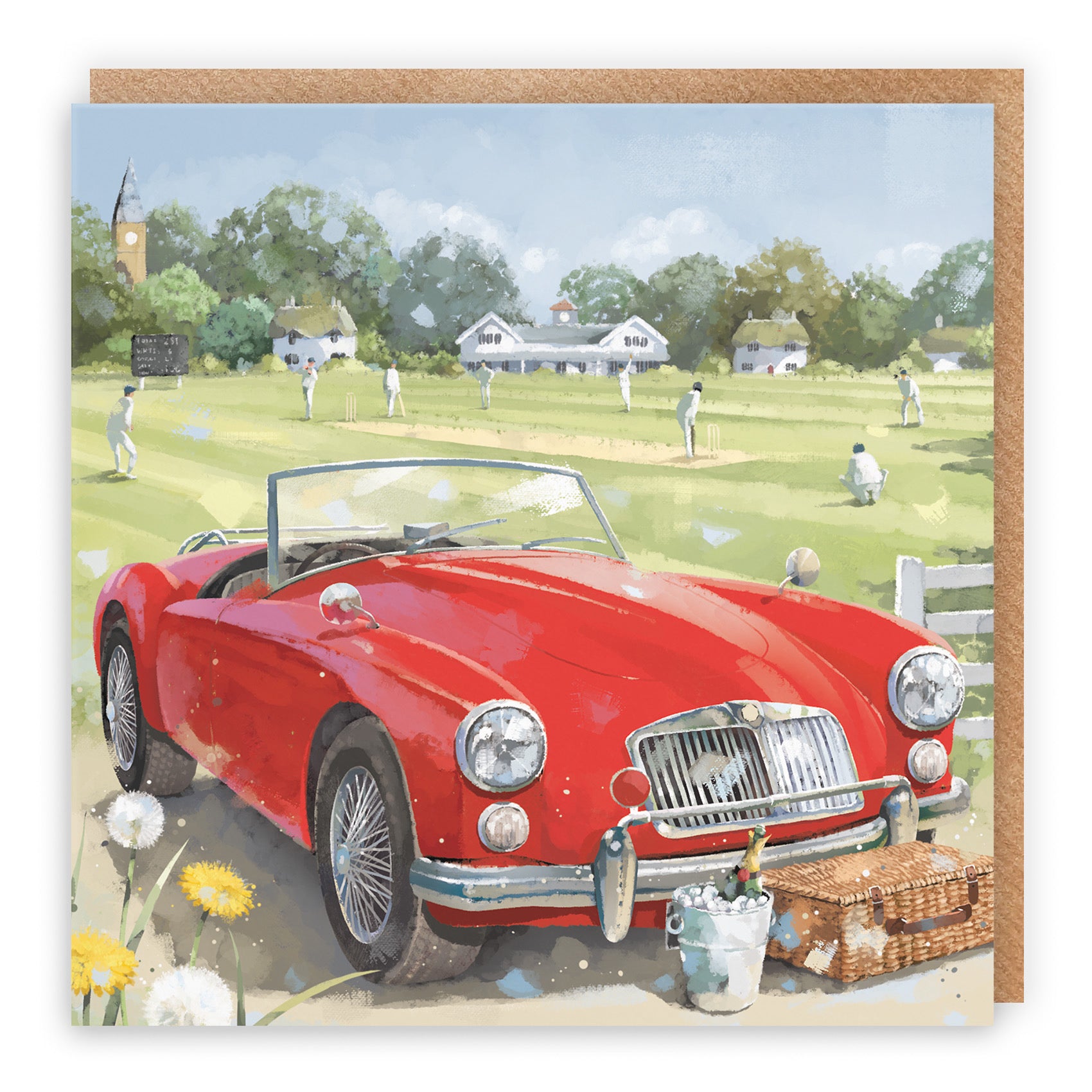 Classic Sports Car Blank Any Occasion Card Milo's Gallery - Default Title (RT05658)