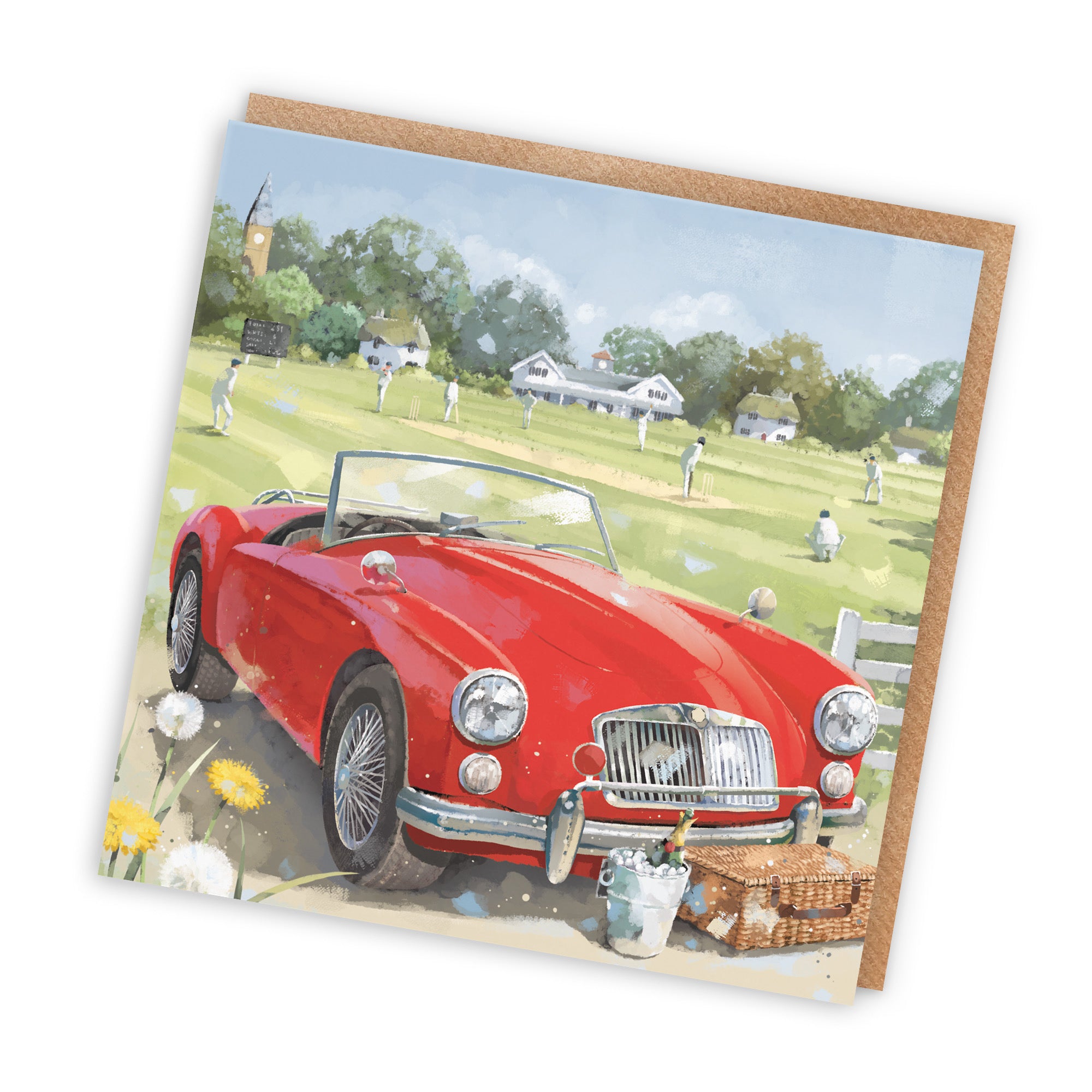 Classic Sports Car Blank Any Occasion Card Milo's Gallery - Default Title (RT05658)
