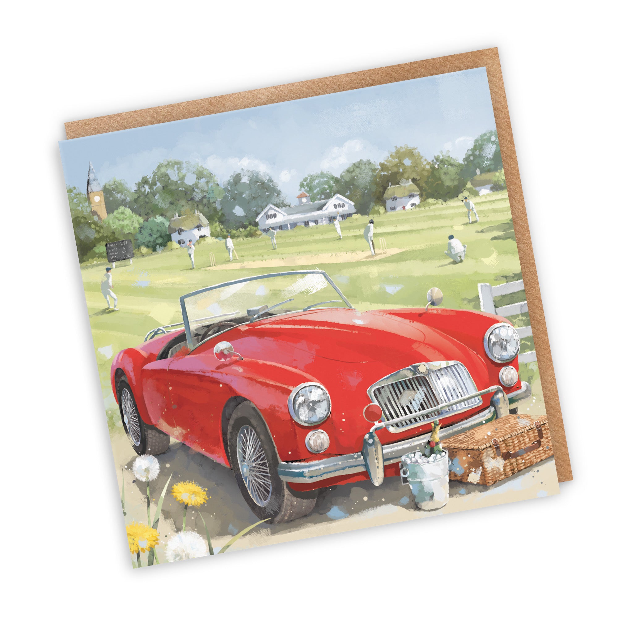 Classic Sports Car Blank Any Occasion Card Milo's Gallery - Default Title (RT05658)