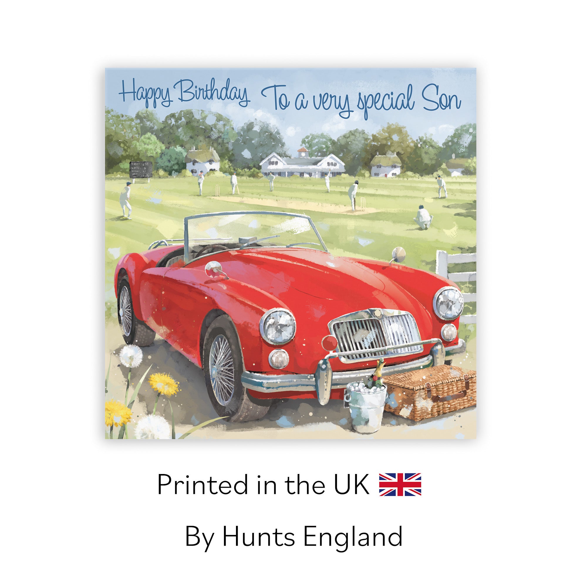 Son Classic Sports Car Birthday Card Milo's Gallery - Default Title (RT05663)
