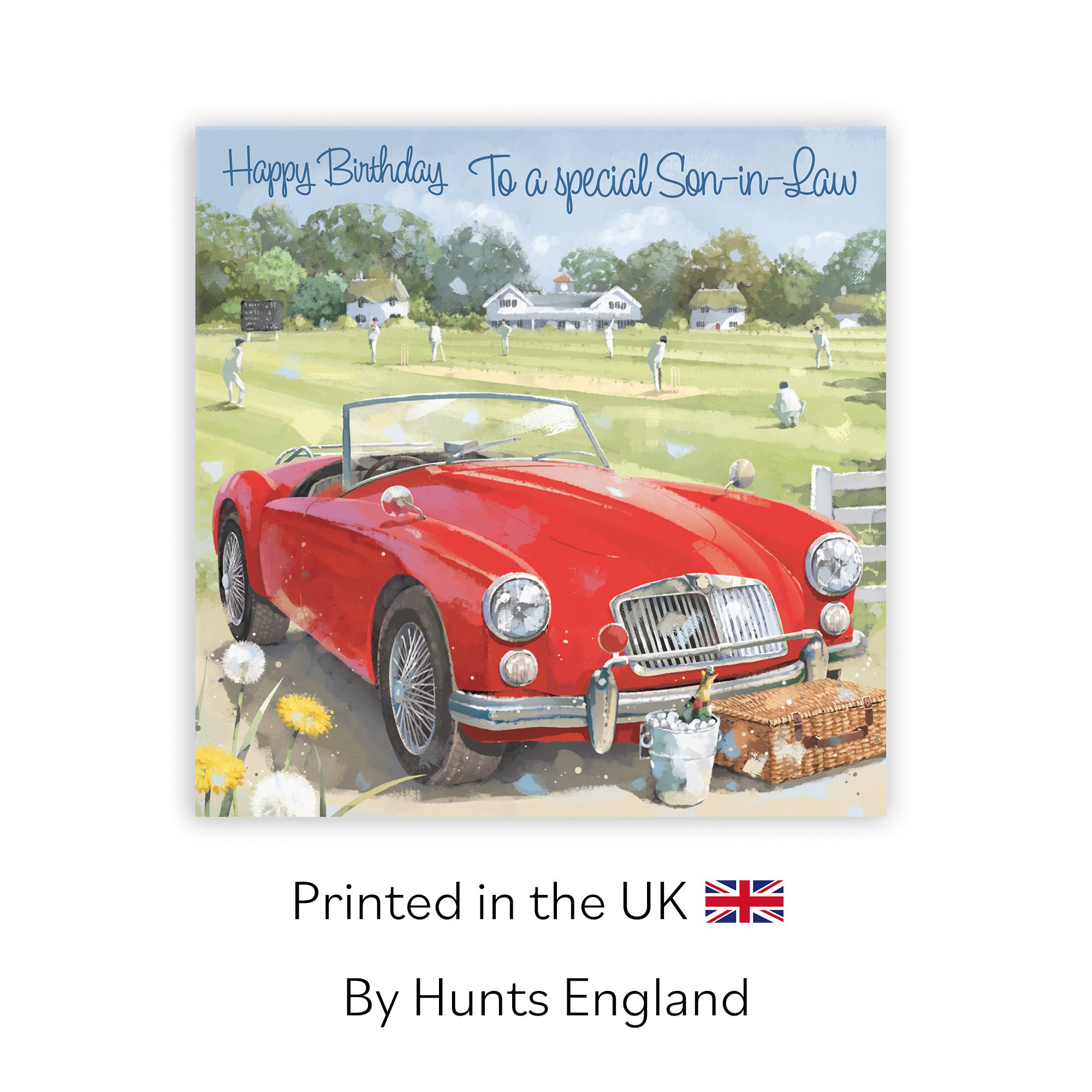 Son-in-Law Classic Sports Car Birthday Card Milo's Gallery - Default Title (RT05665)