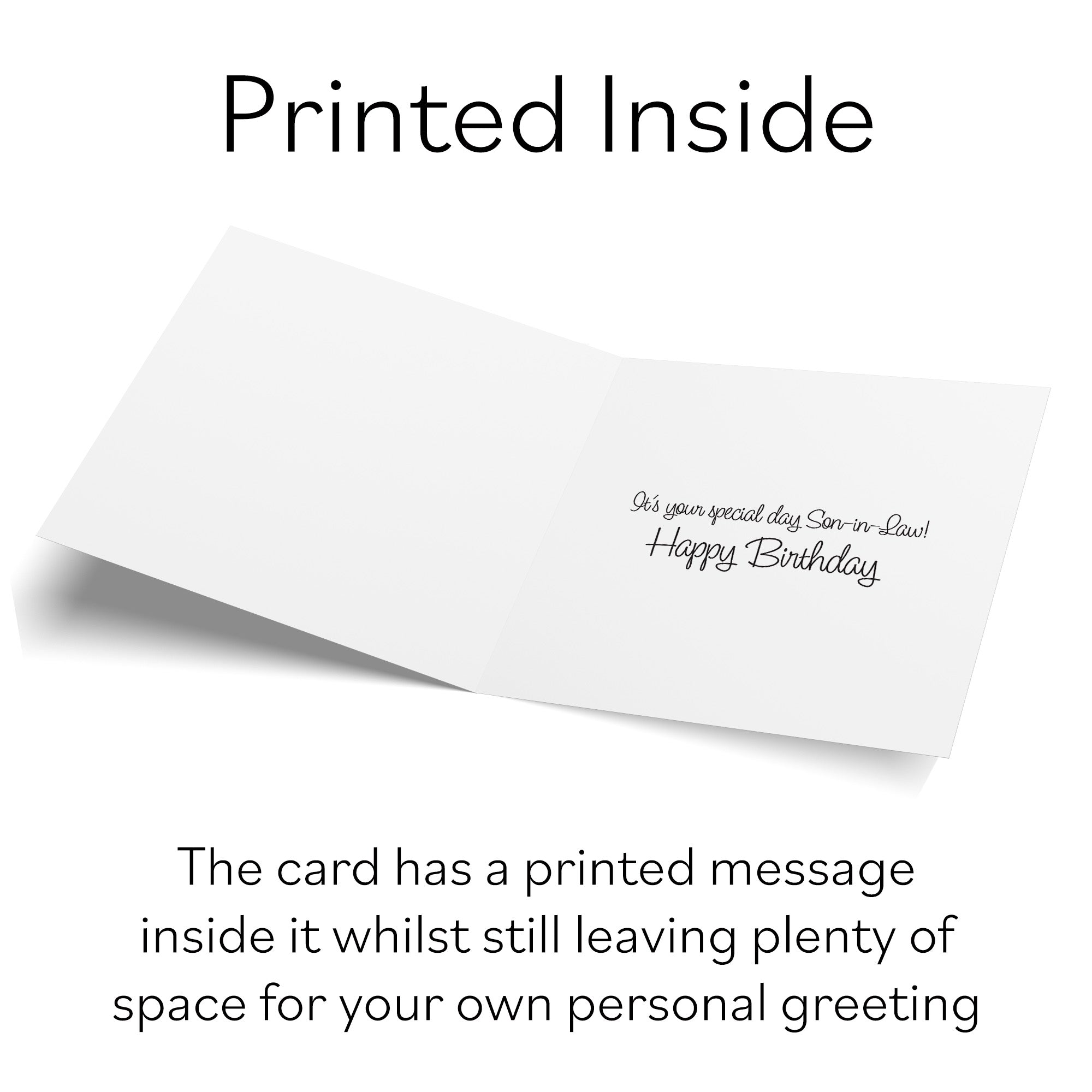 Son-in-Law Classic Sports Car Birthday Card Milo's Gallery - Default Title (RT05665)