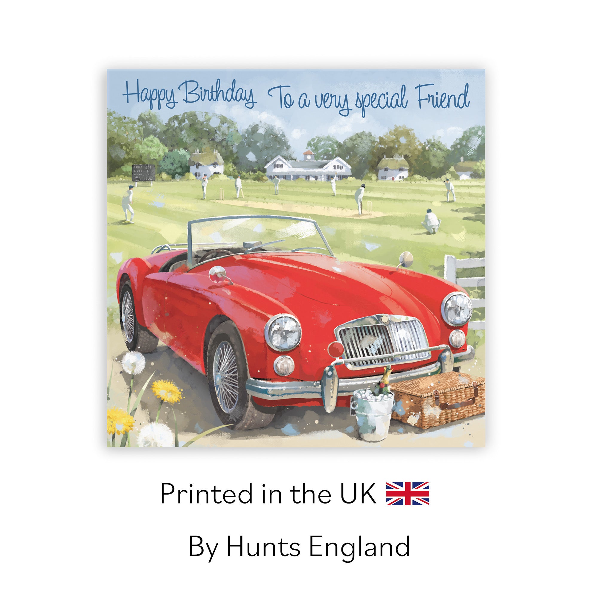 Friend Classic Sports Car Birthday Card Milo's Gallery - Default Title (RT05666)