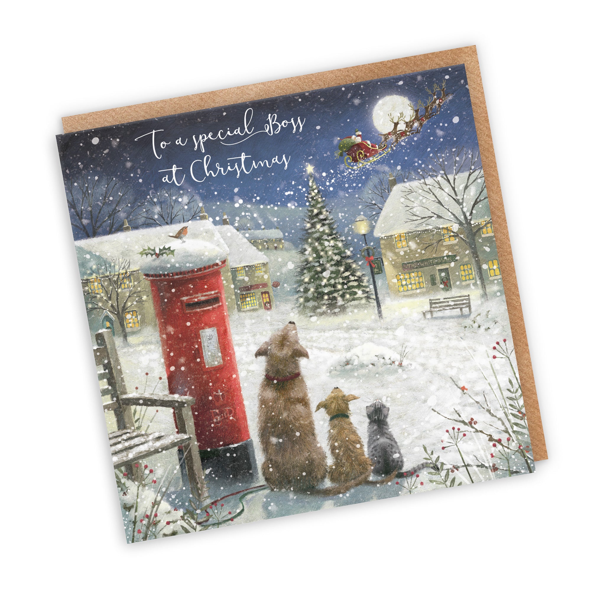 Boss Christmas Card Magical Christmas Milo's Gallery - Default Title (RT05675)