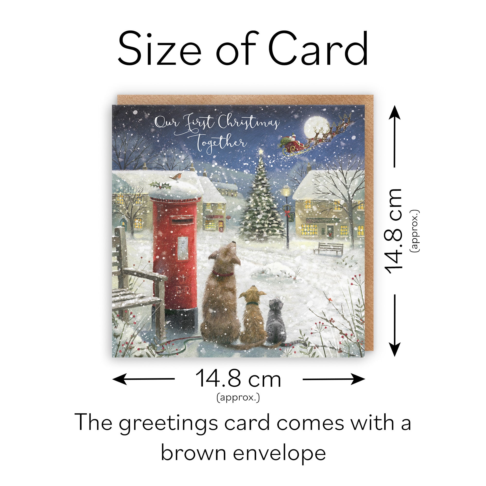 Our First Christmas Together Card Magical Christmas Milo's Gallery - Default Title (RT05678)