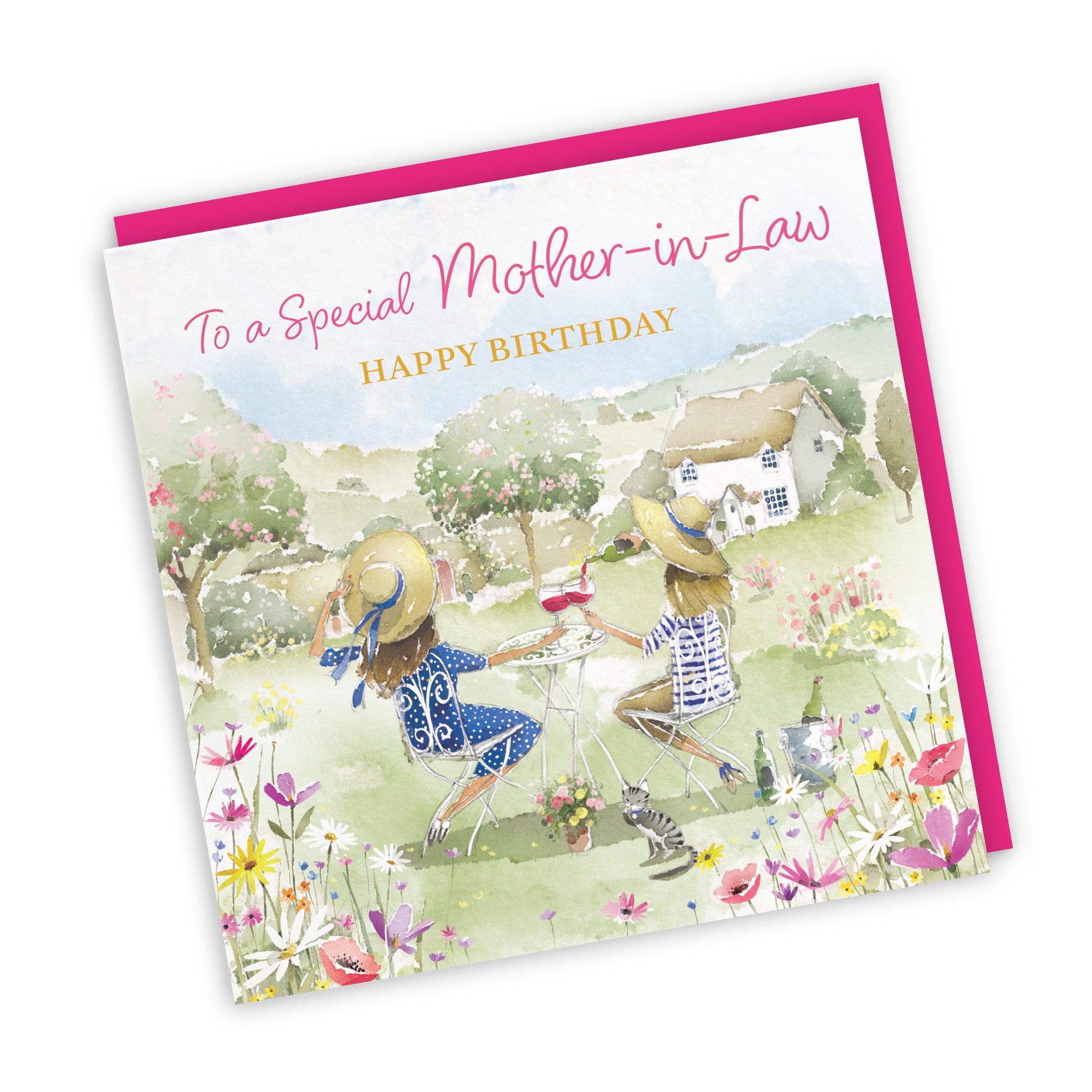 Mother-in-Law Birthday Card Countryside Garden Milo's Gallery - Default Title (RT06310)