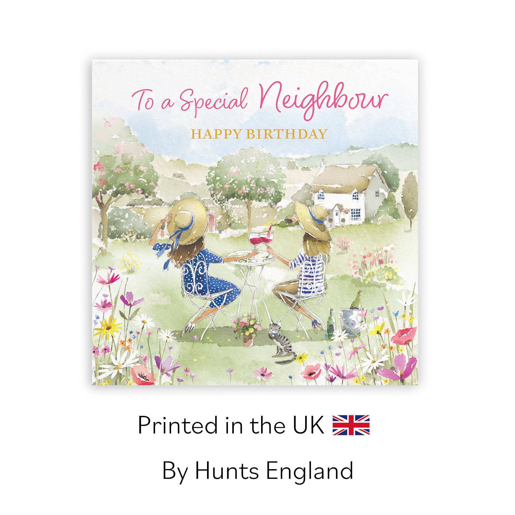 Female Neighbour Birthday Card Countryside Garden Milo's Gallery - Default Title (RT06314)