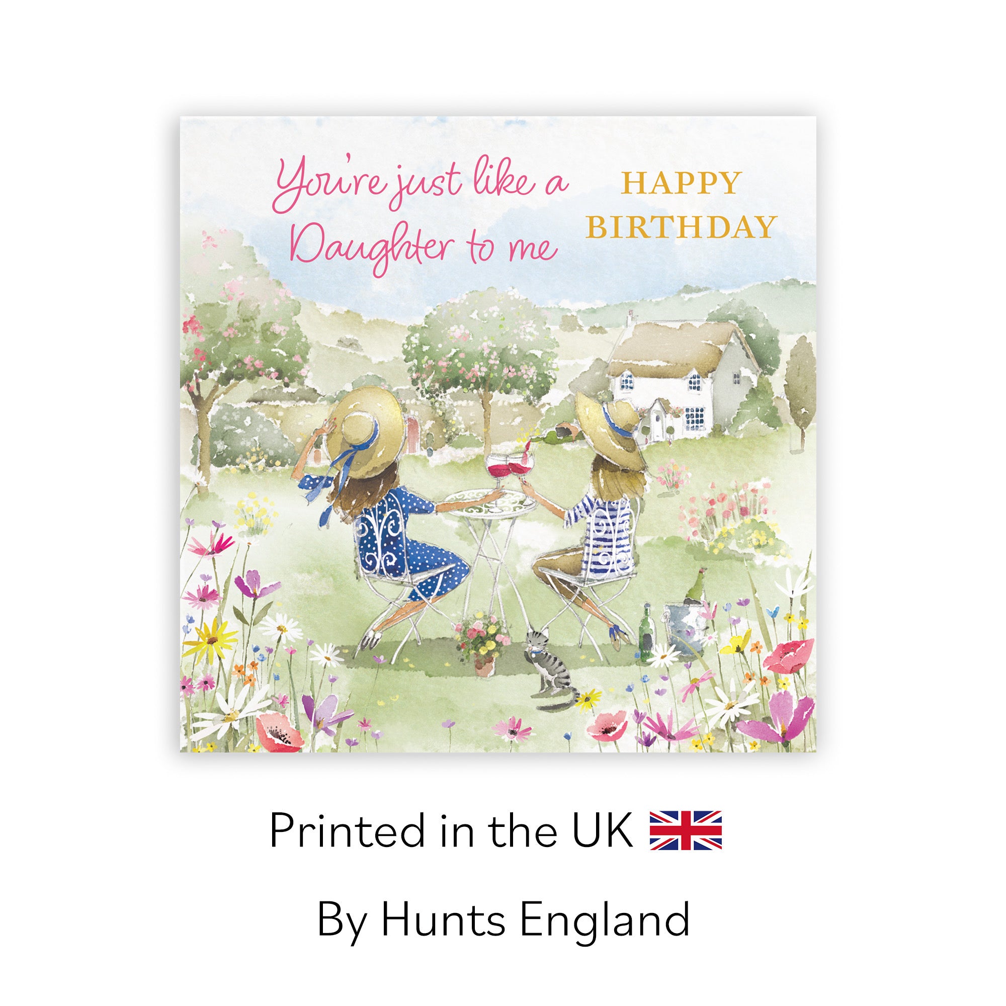 Like A Daughter To Me Birthday Card Countryside Garden Milo's Gallery - Default Title (RT06320)