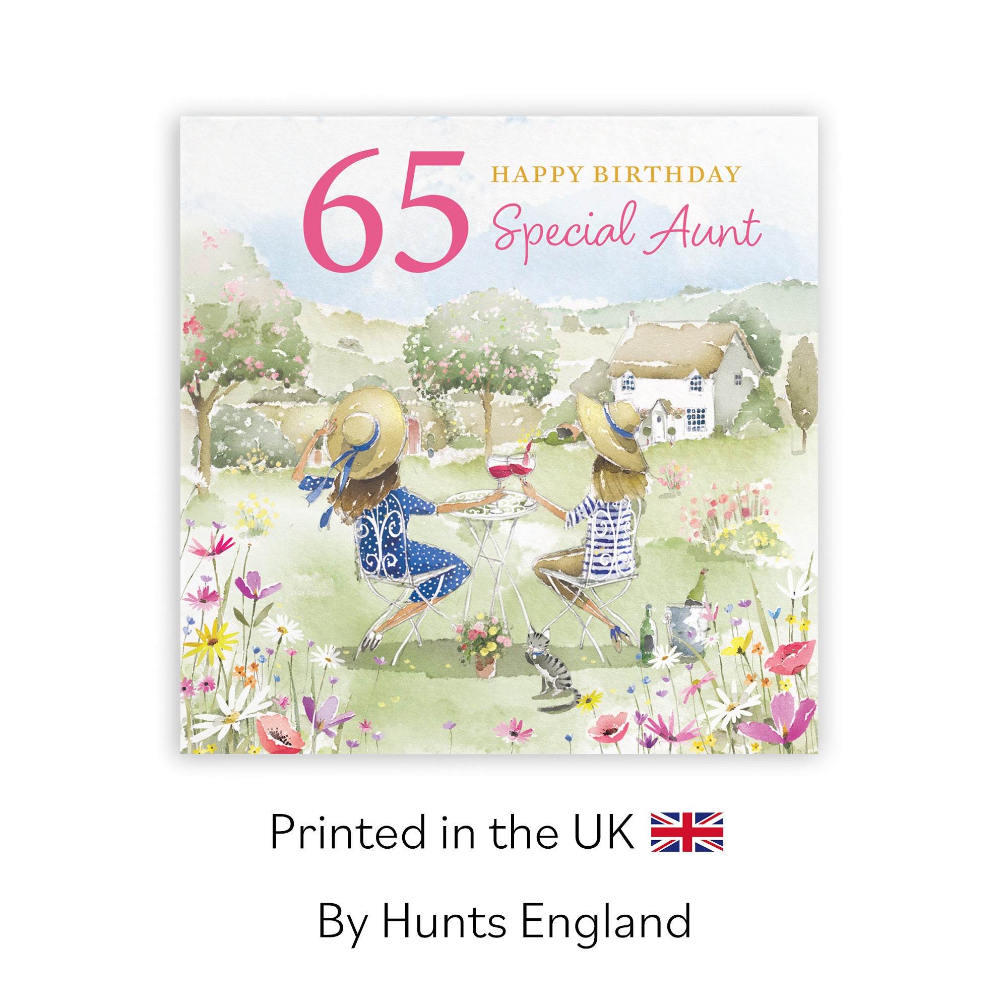 65th Aunt Birthday Card Countryside Garden Milo's Gallery - Default Title (RT06351)