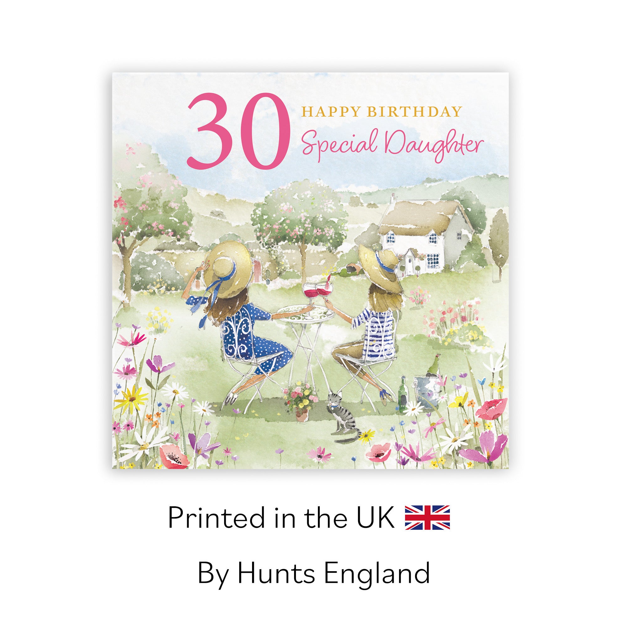 30th Daughter Birthday Card Countryside Garden Milo's Gallery - Default Title (RT06366)