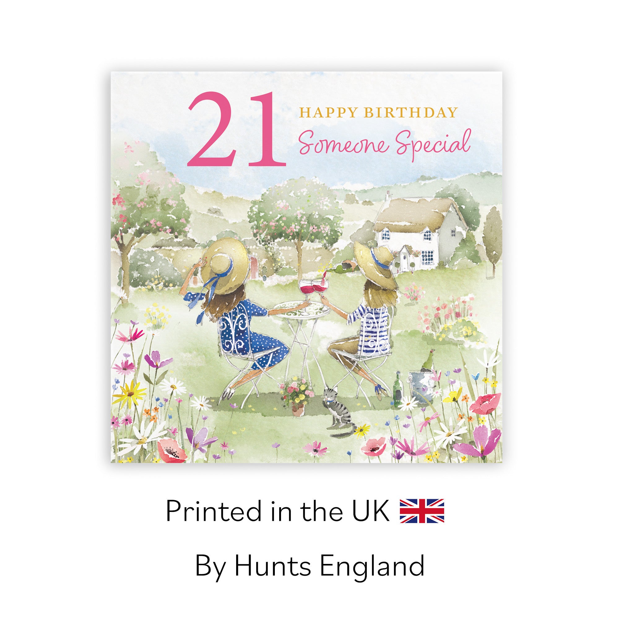 Female 21st Someone Special Birthday Card Countryside Garden Milo's Gallery - Default Title (RT06418)