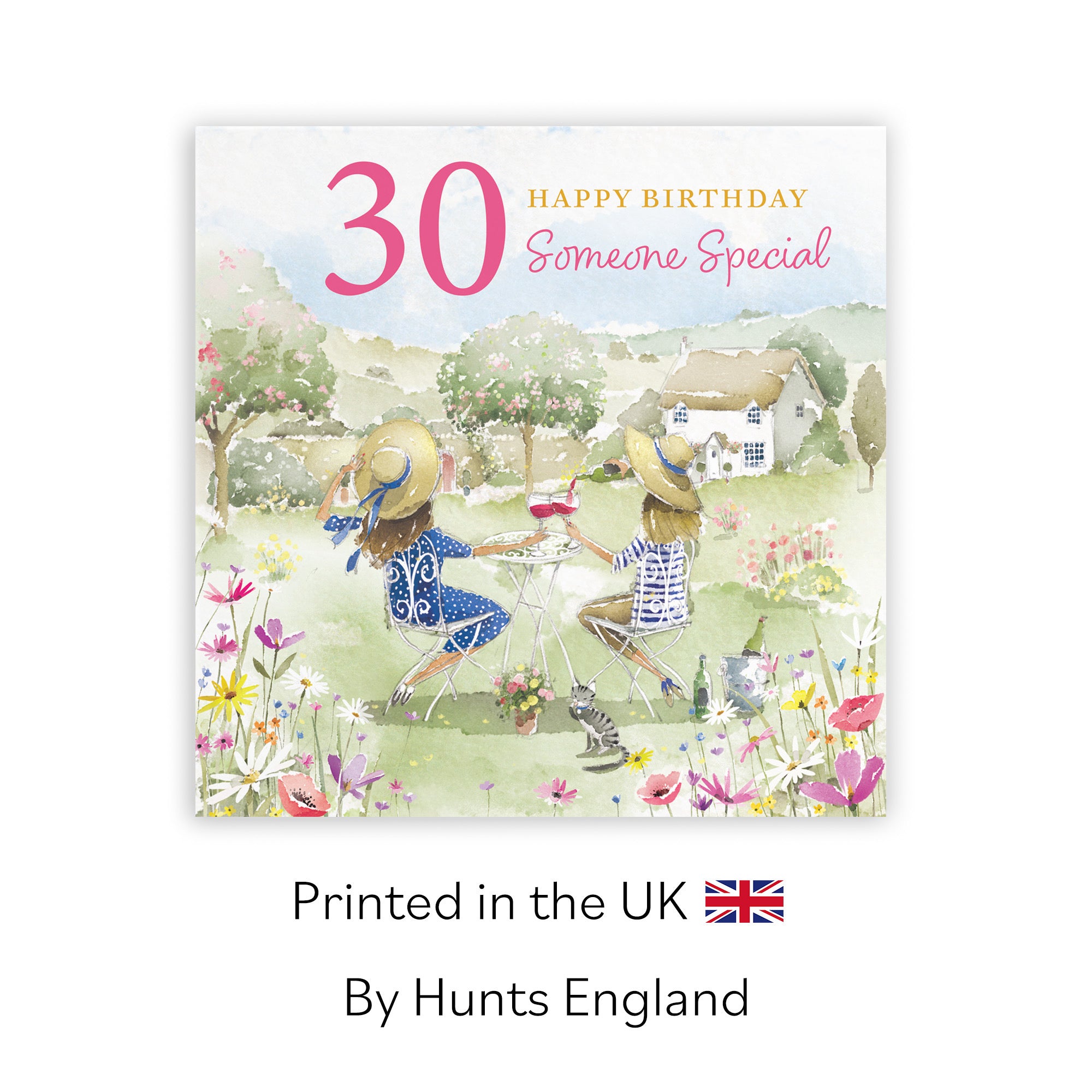 Female 30th Someone Special Birthday Card Countryside Garden Milo's Gallery - Default Title (RT06419)