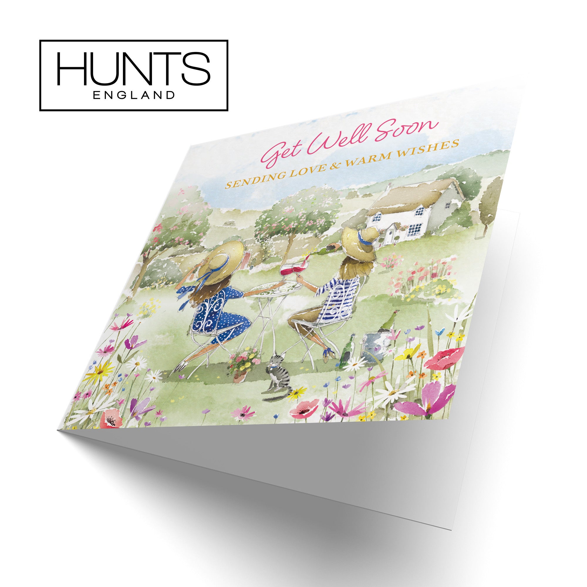 Women's Get Well Card Countryside Garden Milo's Gallery - Default Title (RT06435)