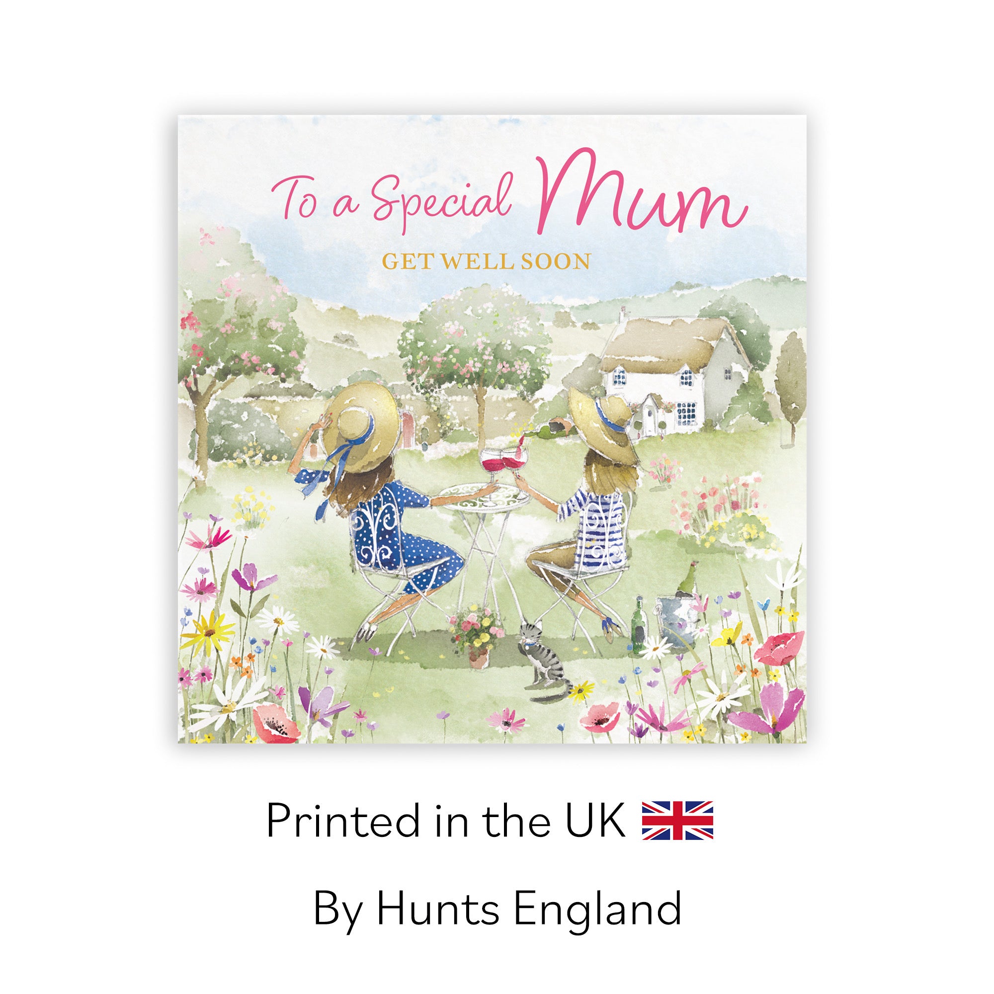 Mum Get Well Card Countryside Garden Milo's Gallery - Default Title (RT06440)