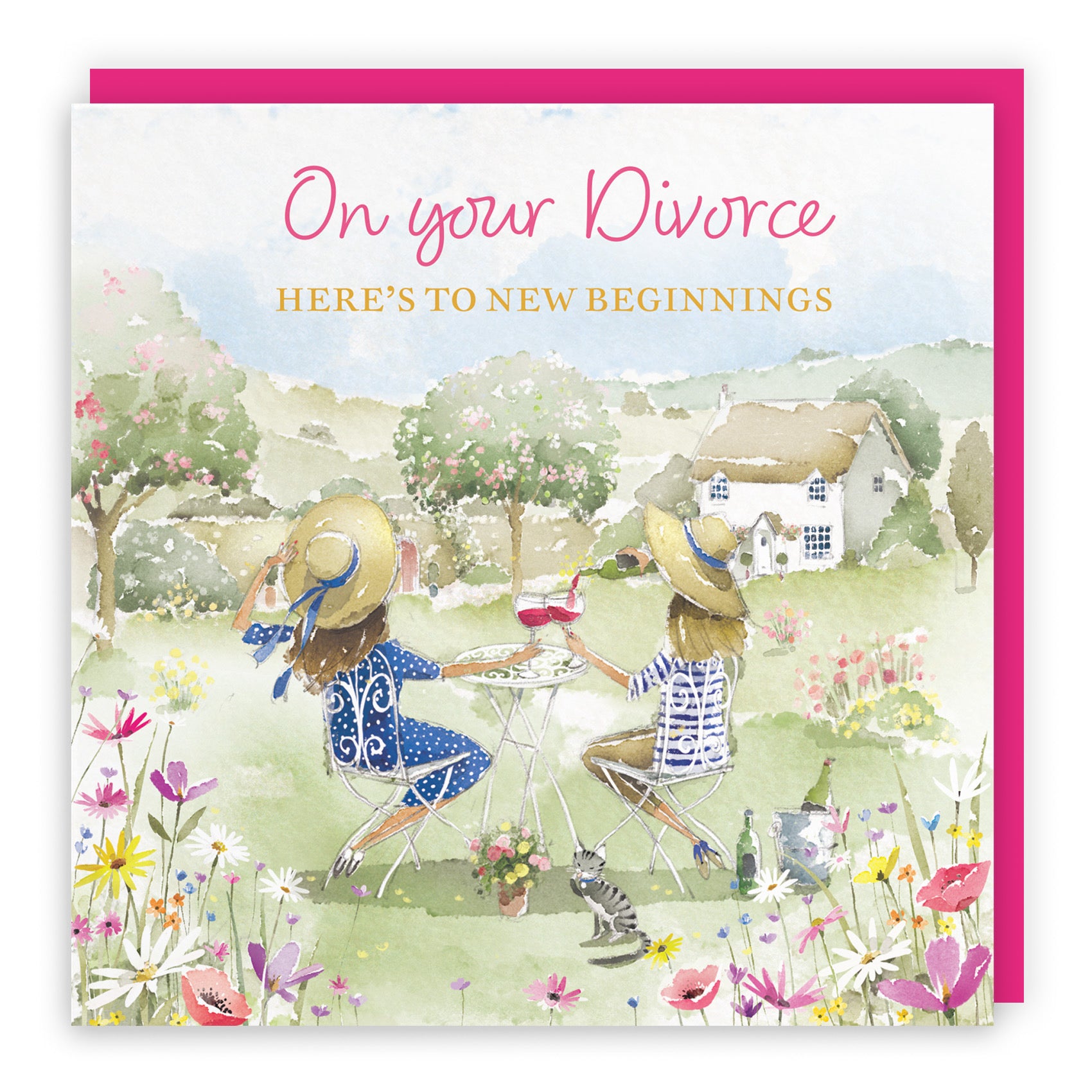 Women's Divorce Card Countryside Garden Milo's Gallery - Default Title (RT06442)