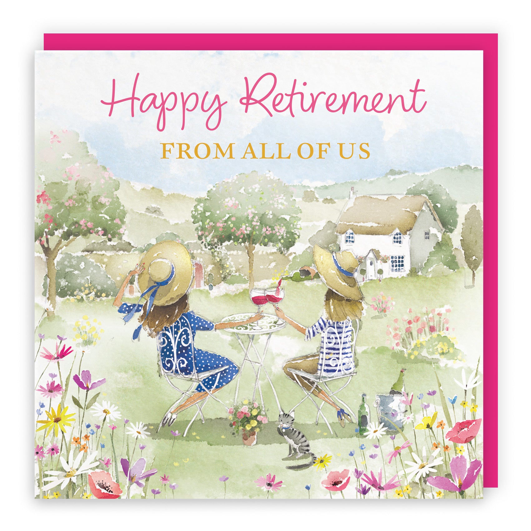 From All Of Us Retirement Card Countryside Garden Milo's Gallery - Default Title (RT06457)