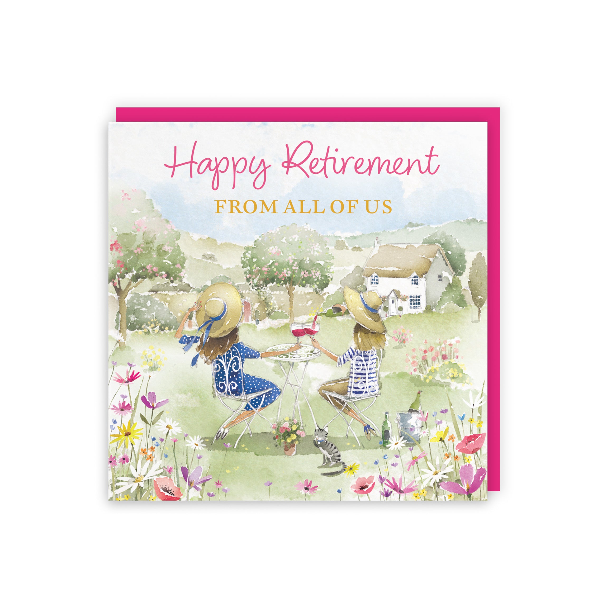 From All Of Us Retirement Card Countryside Garden Milo's Gallery - Default Title (RT06457)