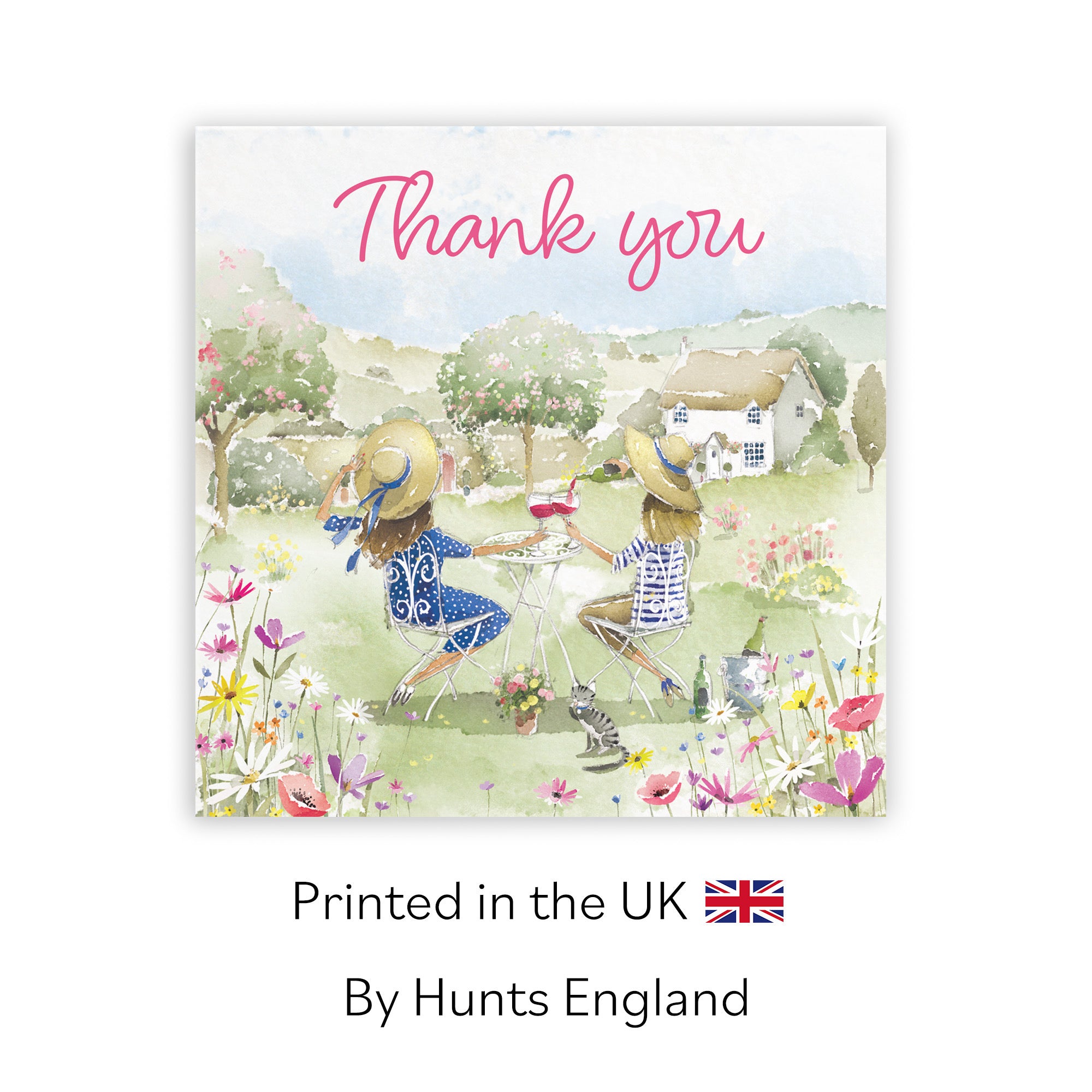 Women's Thank You Card Countryside Garden Milo's Gallery - Default Title (RT06465)