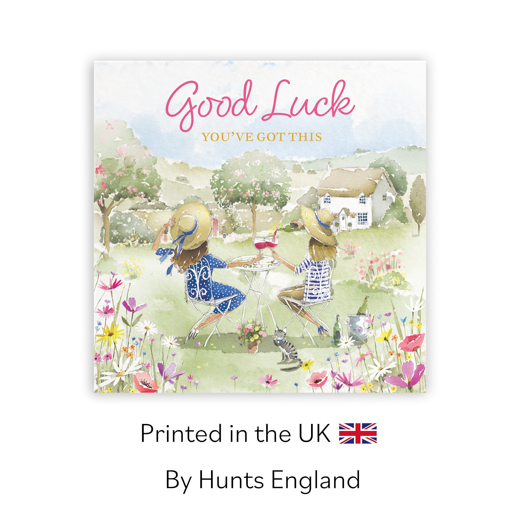 Women's Good Luck Card Countryside Garden Milo's Gallery - Default Title (RT06466)