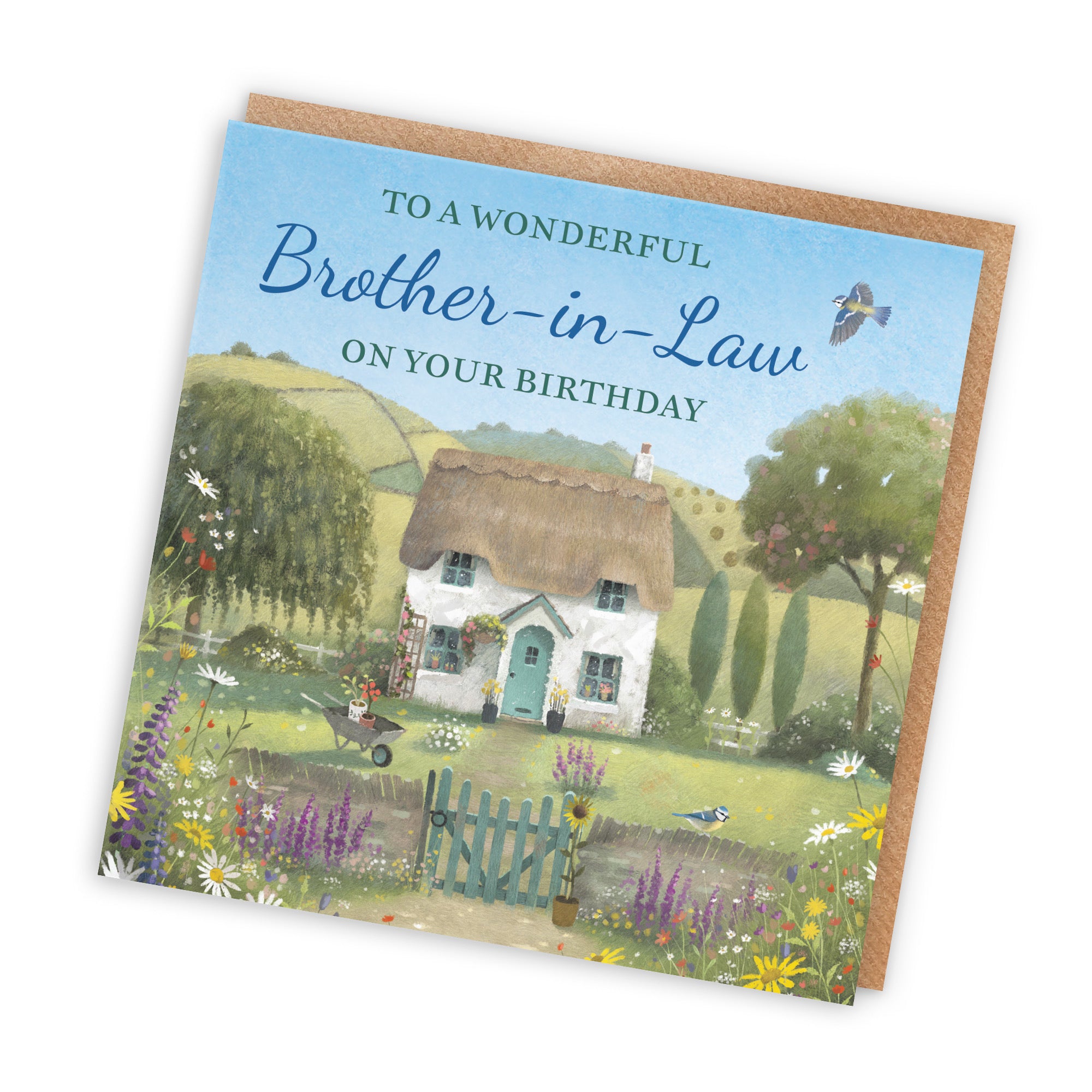 Brother-in-Law Birthday Card Thatched Cottage Milo's Gallery - Default Title (RT06475)