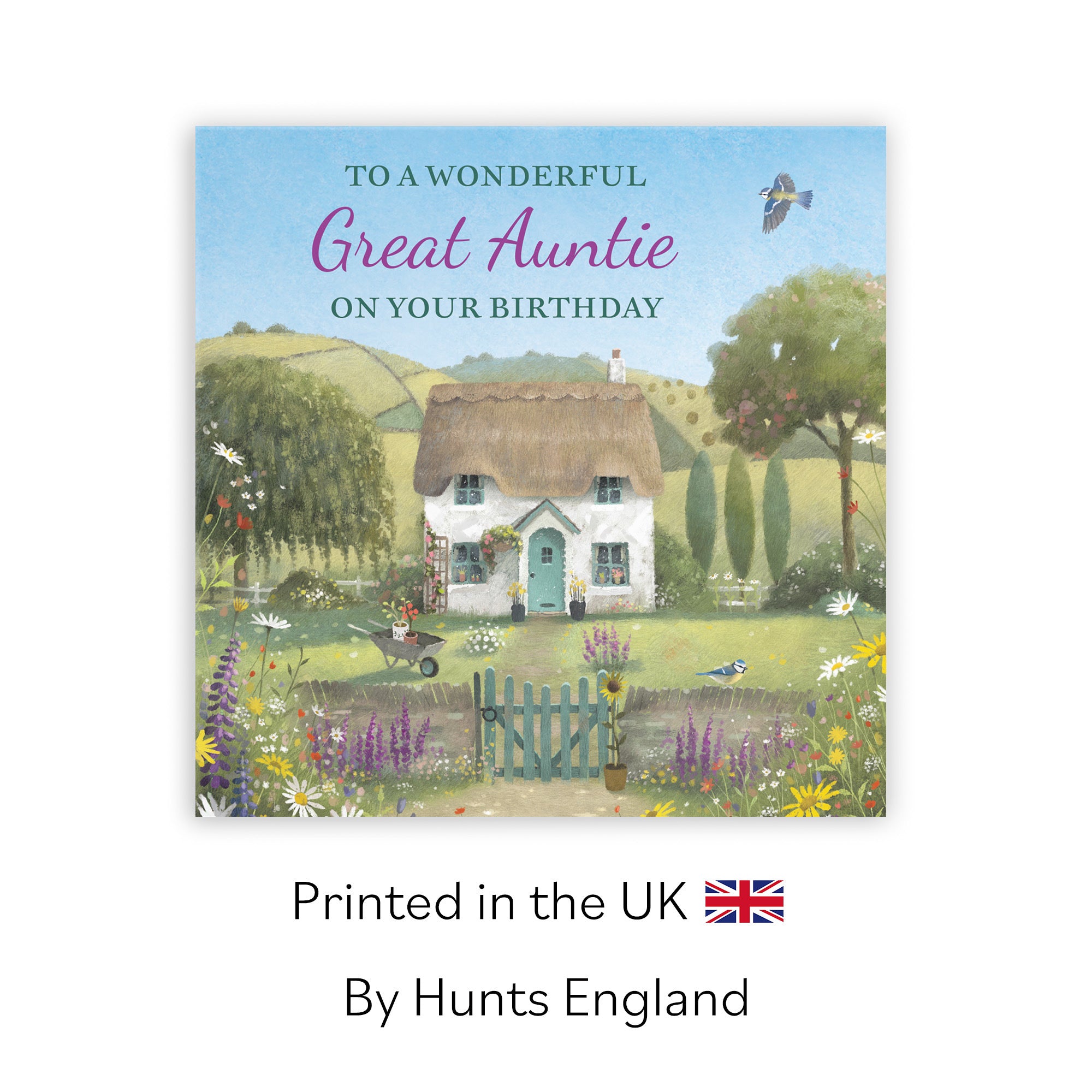 Great Auntie Birthday Card Thatched Cottage Milo's Gallery - Default Title (RT06496)