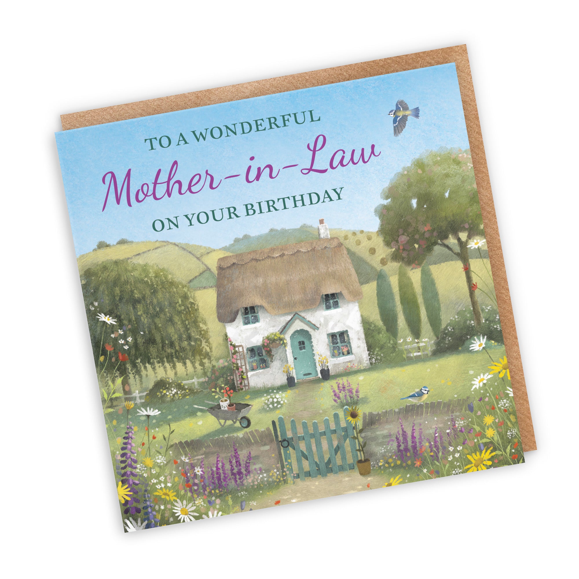 Mother-in-Law Birthday Card Thatched Cottage Milo's Gallery - Default Title (RT06505)