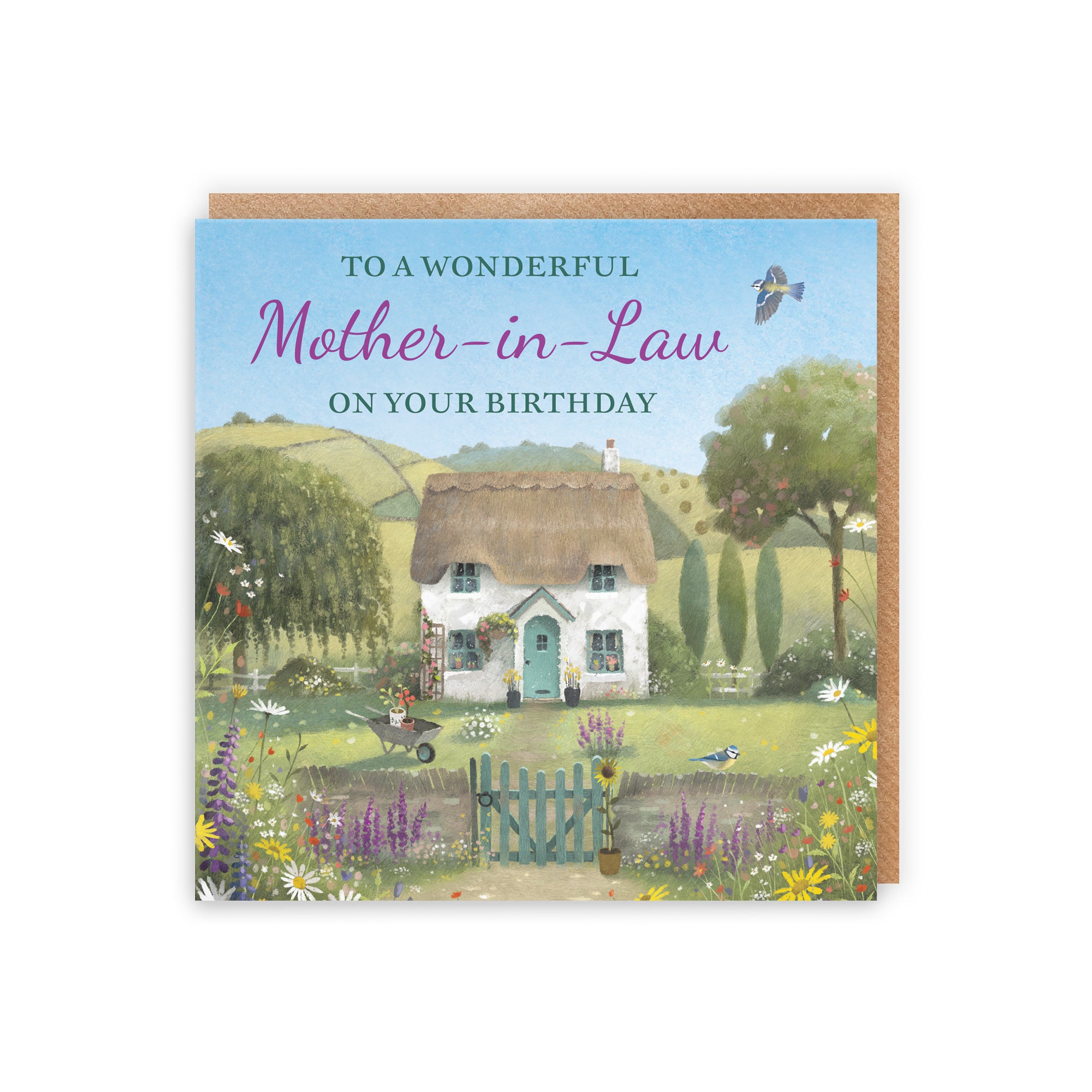 Mother-in-Law Birthday Card Thatched Cottage Milo's Gallery - Default Title (RT06505)