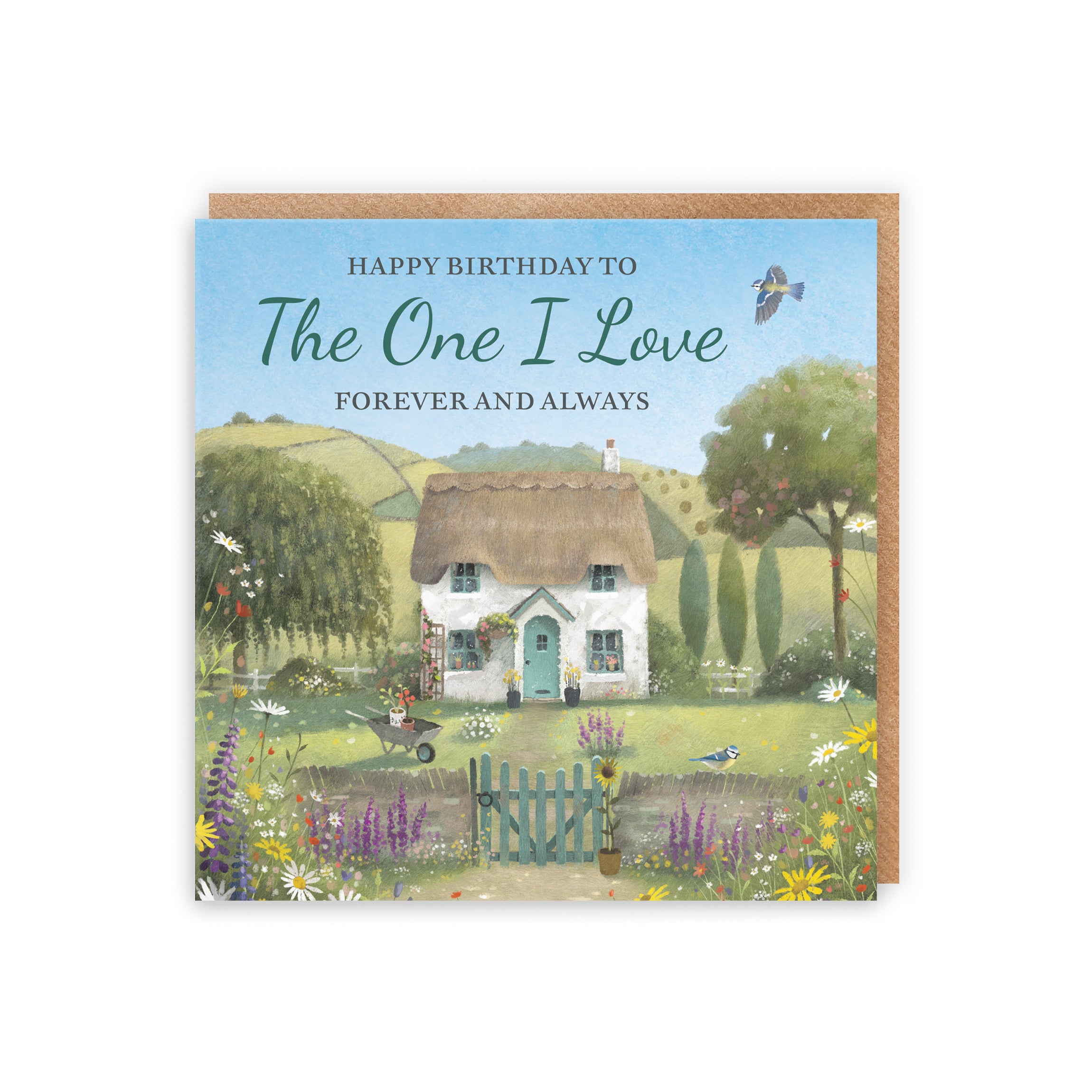One I Love Birthday Card Thatched Cottage Milo's Gallery - Default Title (RT06513)