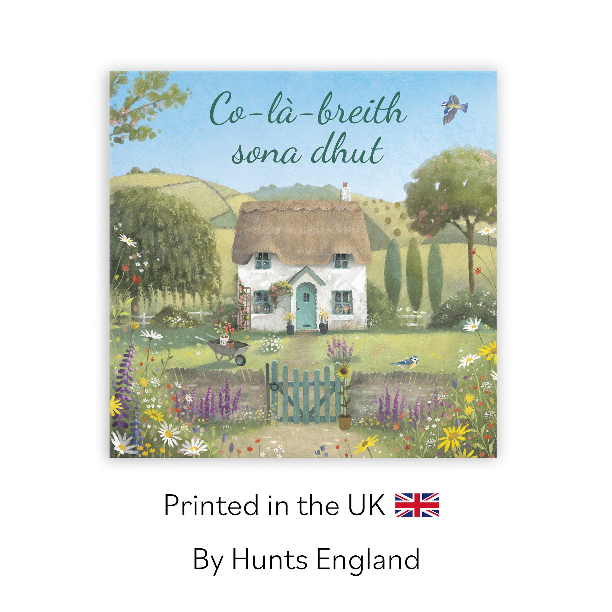 Scottish Language Birthday Card Thatched Cottage Milo's Gallery - Default Title (RT06530)