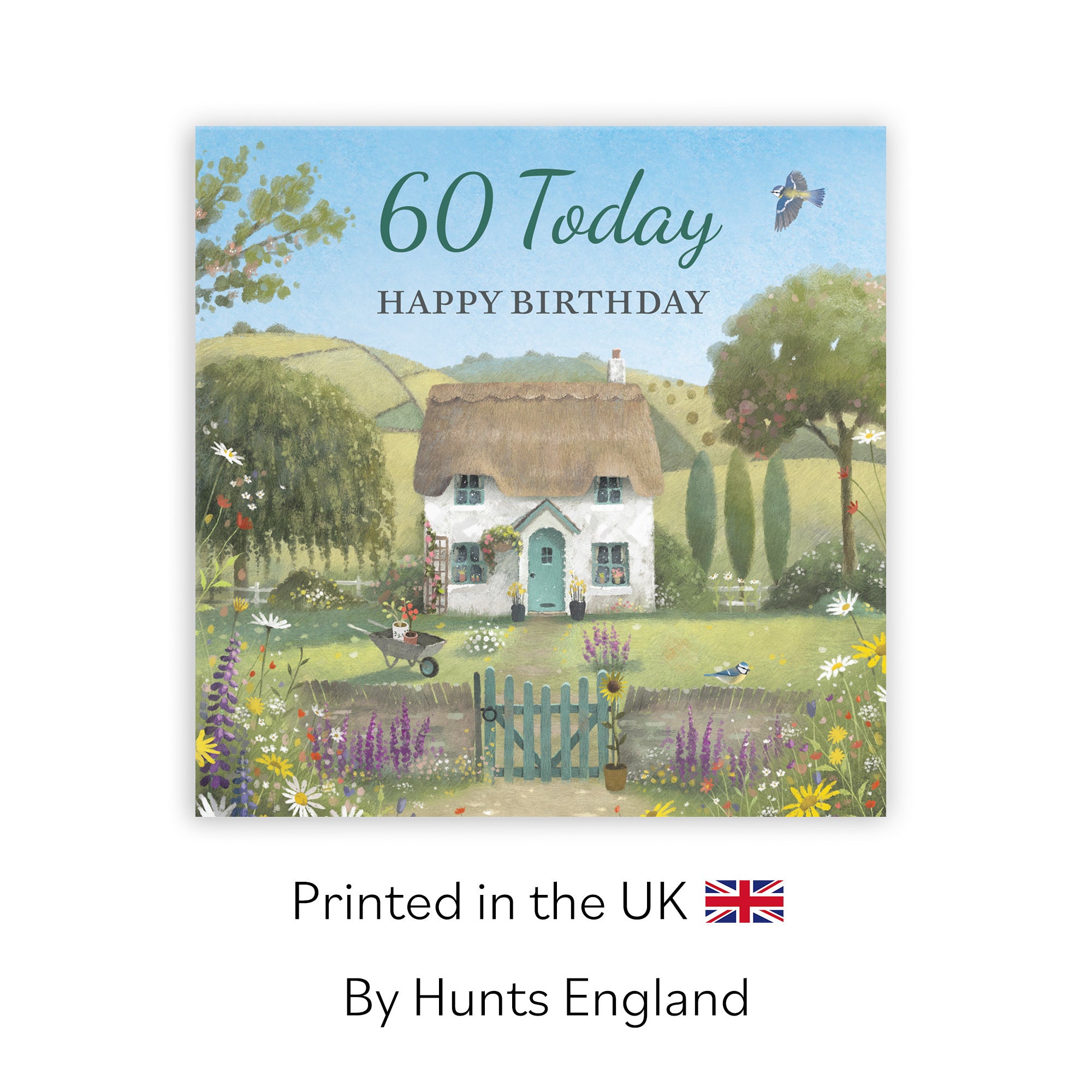 60th Birthday Card Thatched Cottage Milo's Gallery - Default Title (RT06538)