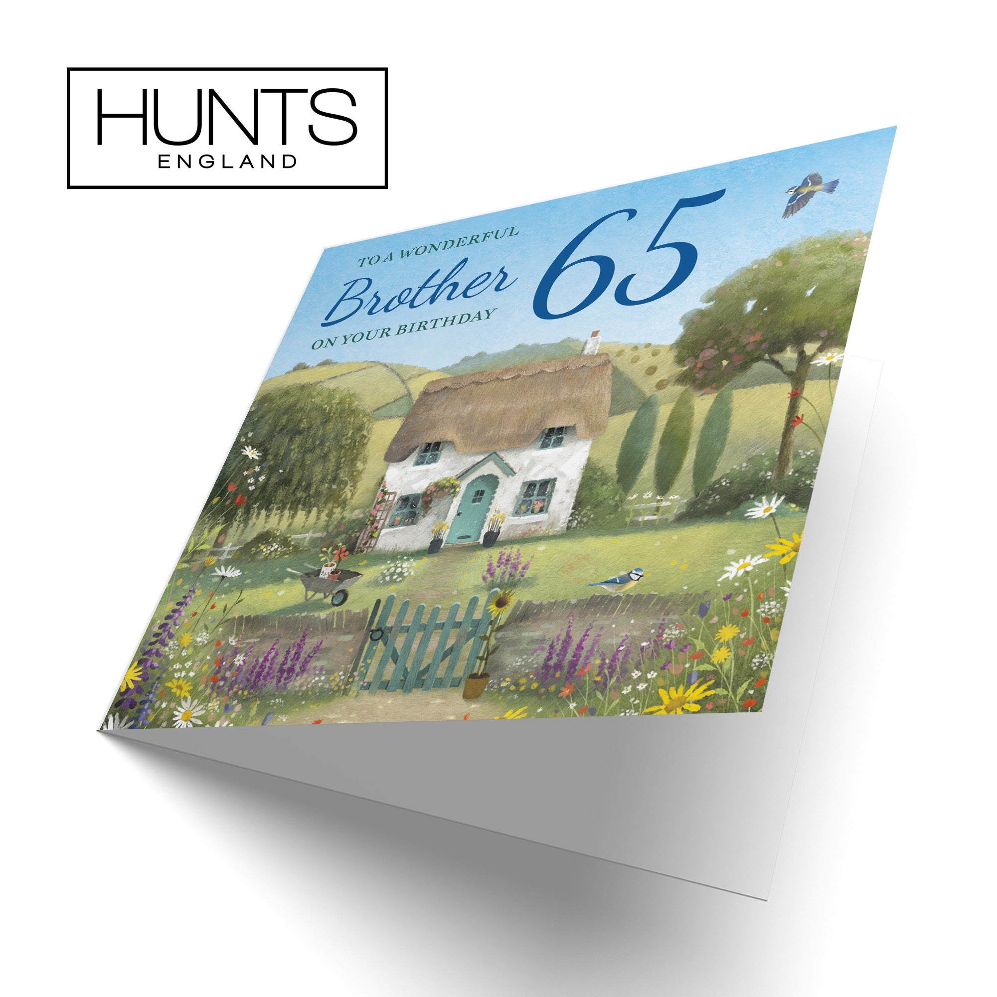 65th Brother Birthday Card Thatched Cottage Milo's Gallery - Default Title (RT06588)