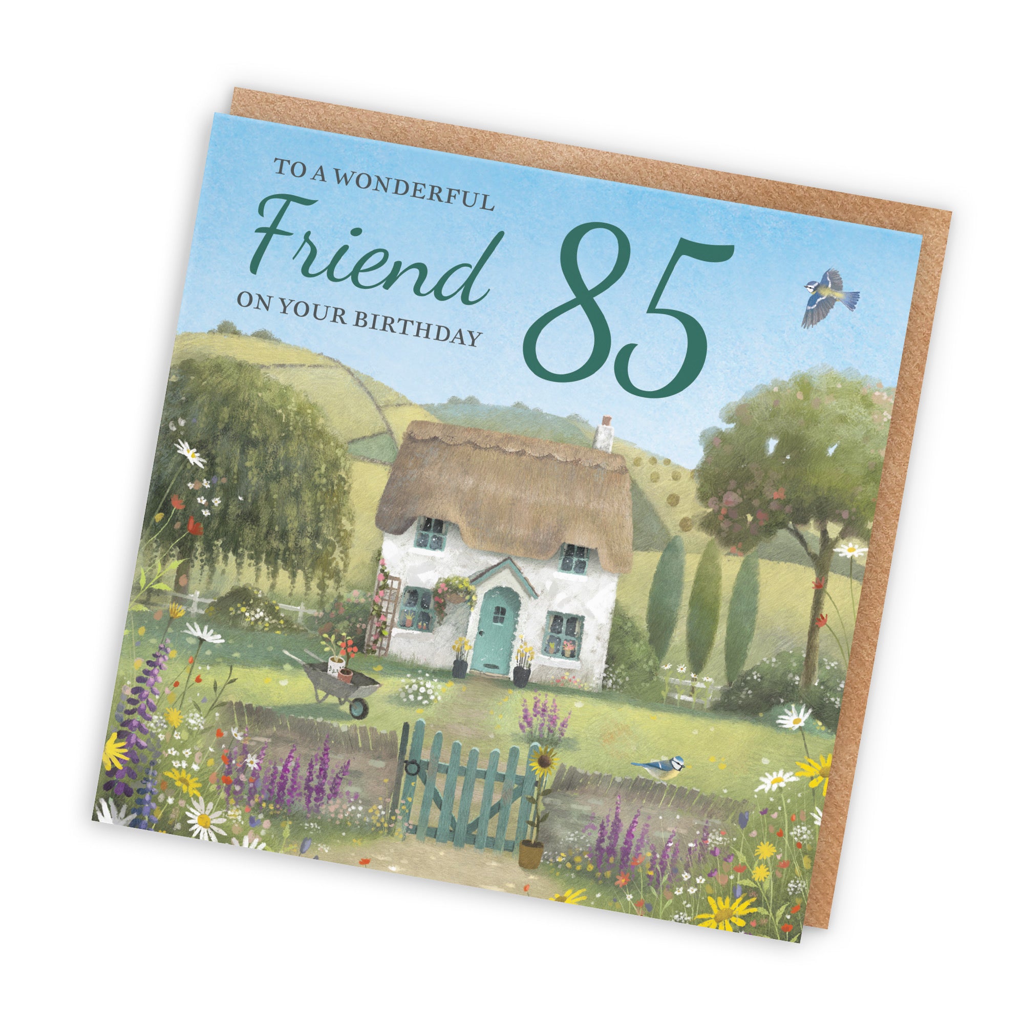 85th Friend Birthday Card Thatched Cottage Milo's Gallery - Default Title (RT06644)