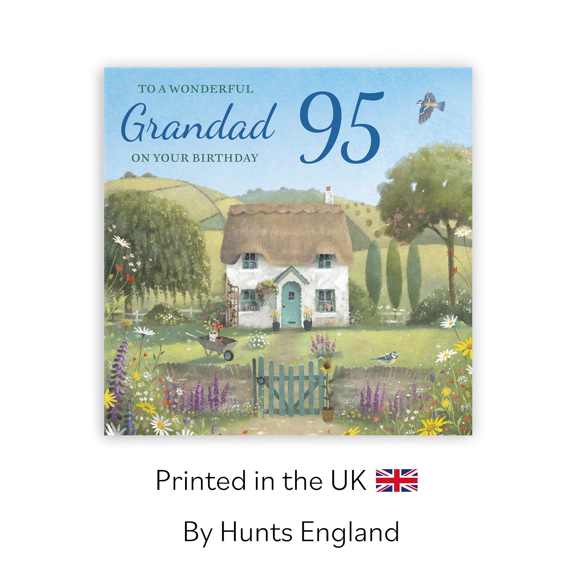 95th Grandad Birthday Card Thatched Cottage Milo's Gallery - Default Title (RT06665)