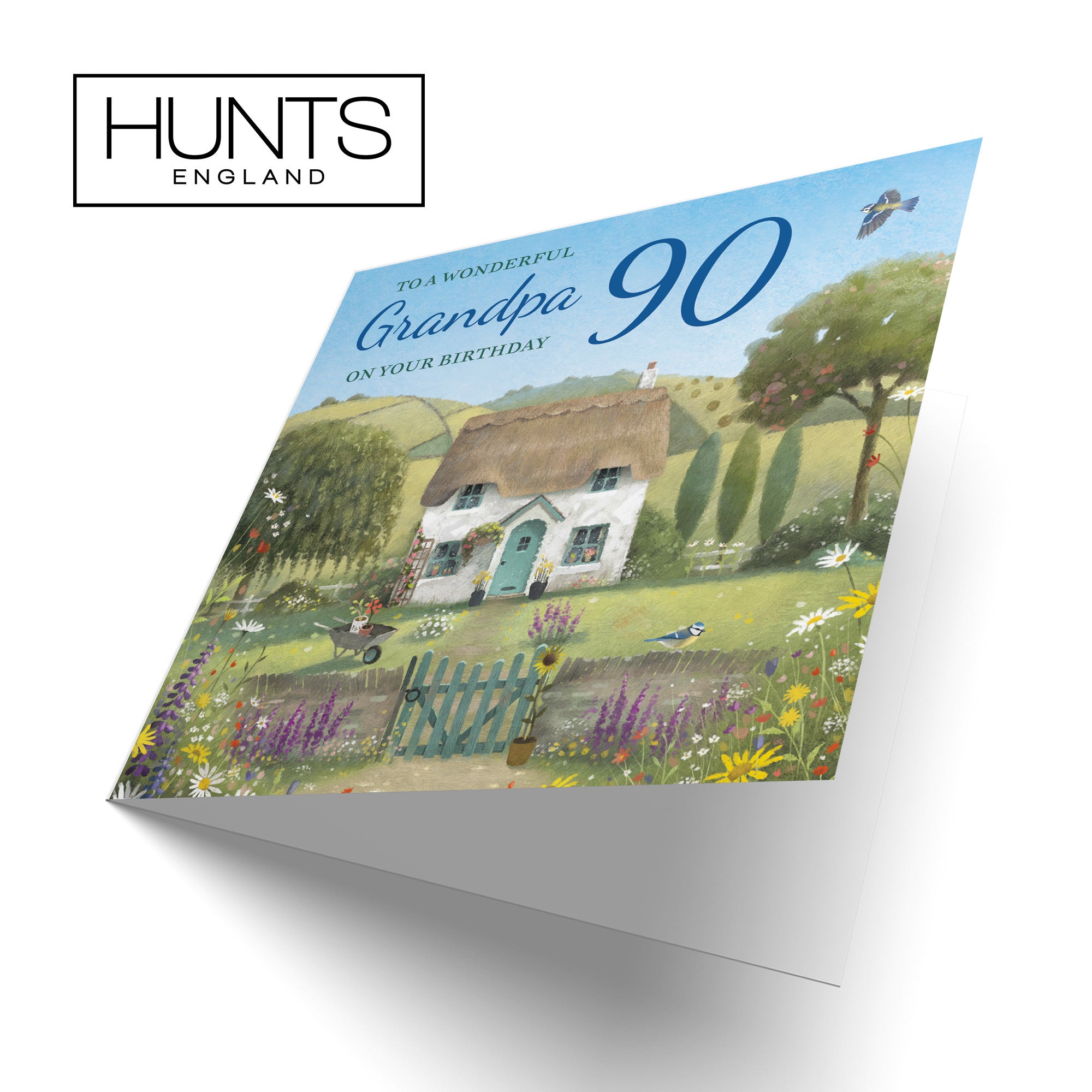 90th Grandpa Birthday Card Thatched Cottage Milo's Gallery - Default Title (RT06670)