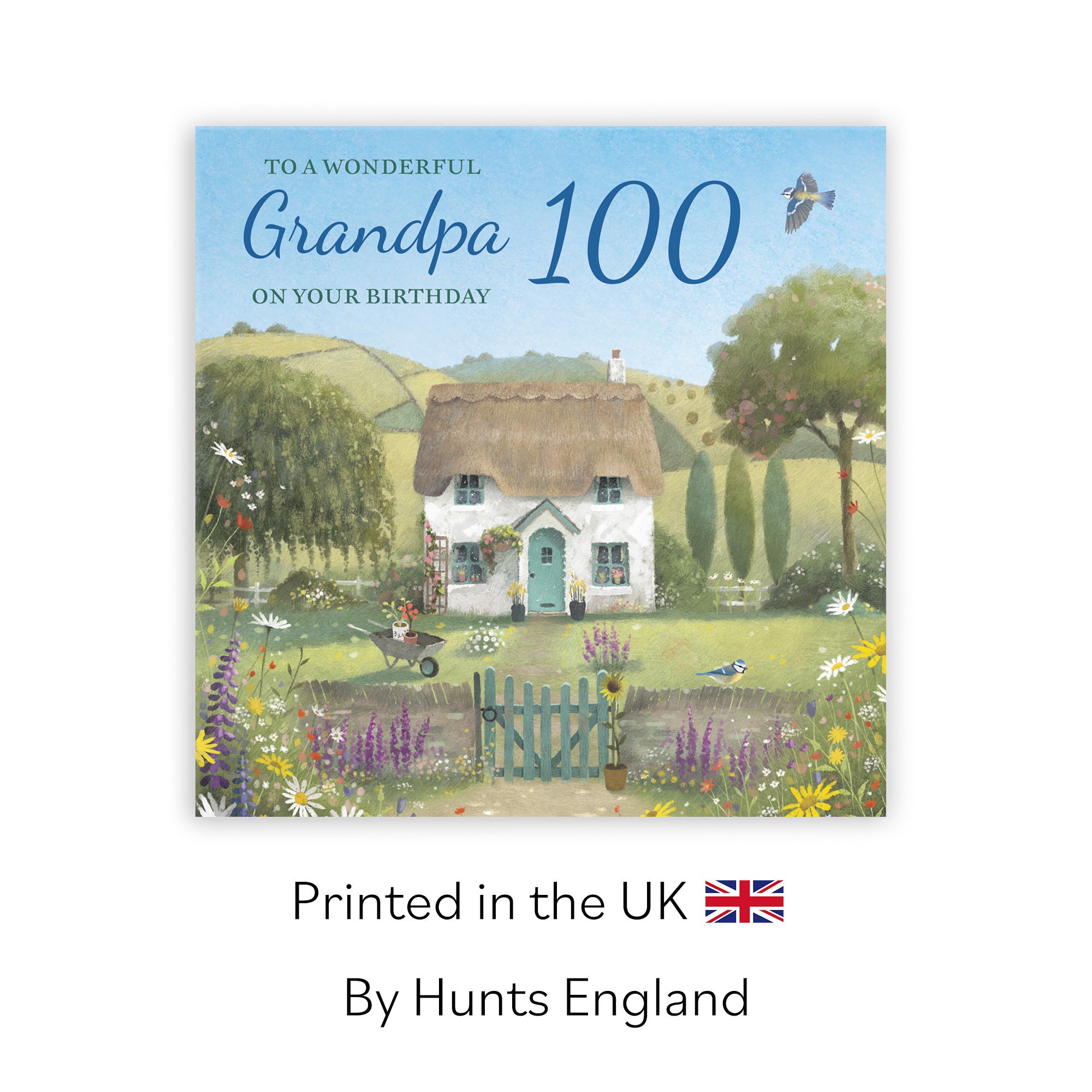 100th Grandpa Birthday Card Thatched Cottage Milo's Gallery - Default Title (RT06672)