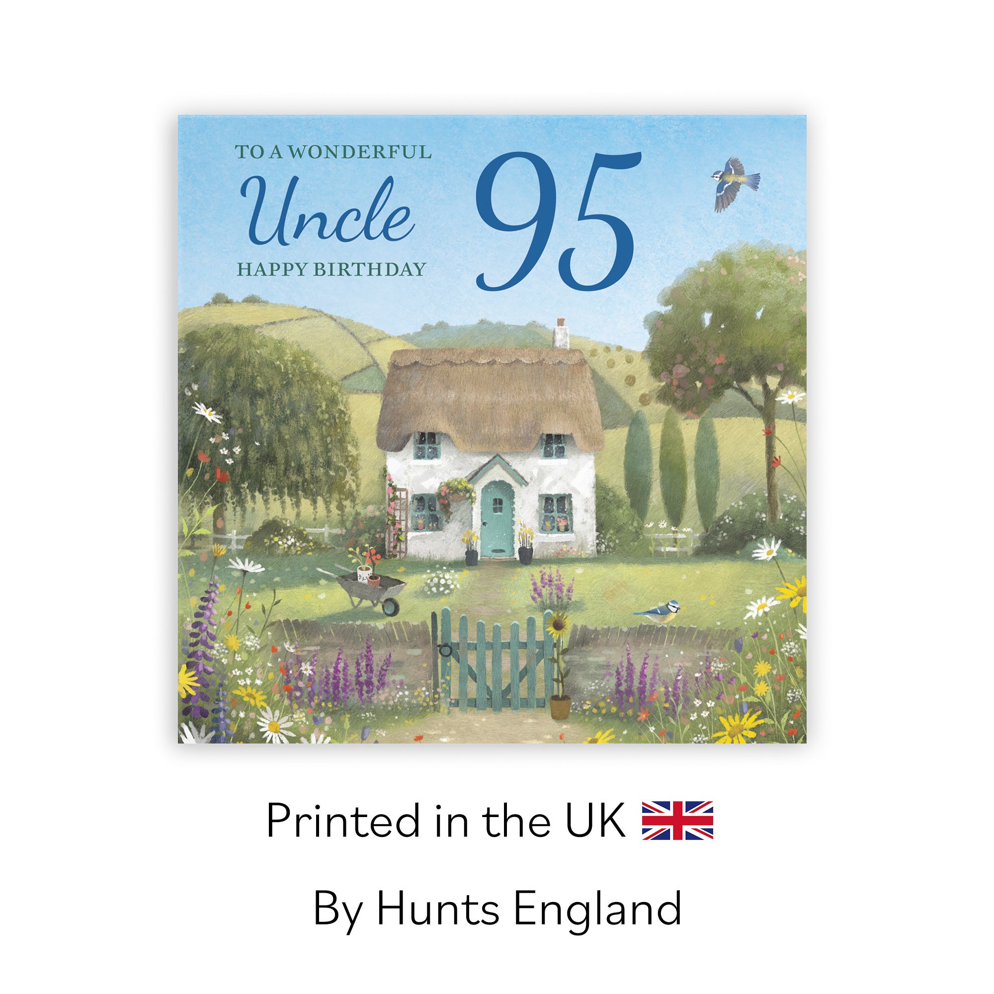 95th Uncle Birthday Card Thatched Cottage Milo's Gallery - Default Title (RT06800)