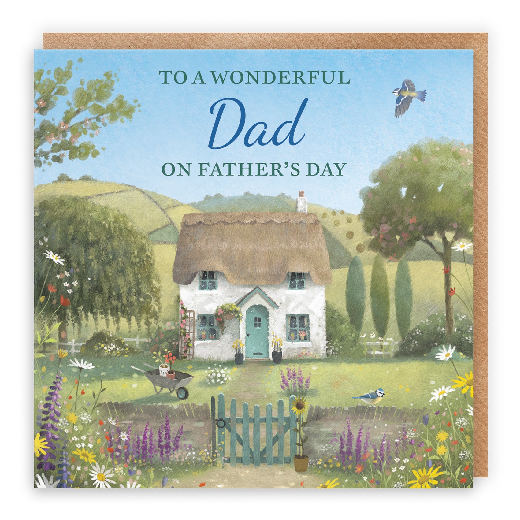 Dad Father's Day Card Thatched Cottage Milo's Gallery - Default Title (RT06825)