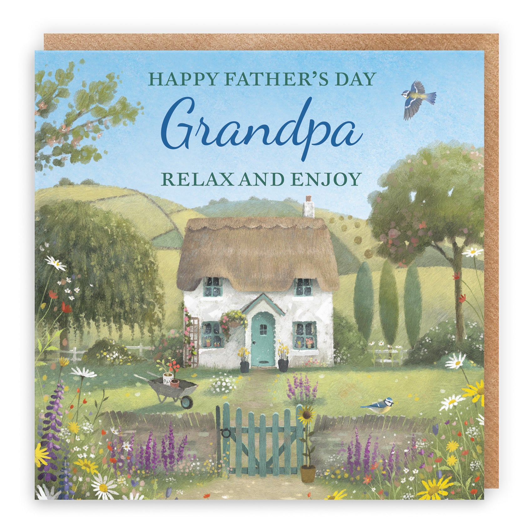 Grandpa Father's Day Card Thatched Cottage Milo's Gallery - Default Title (RT06829)