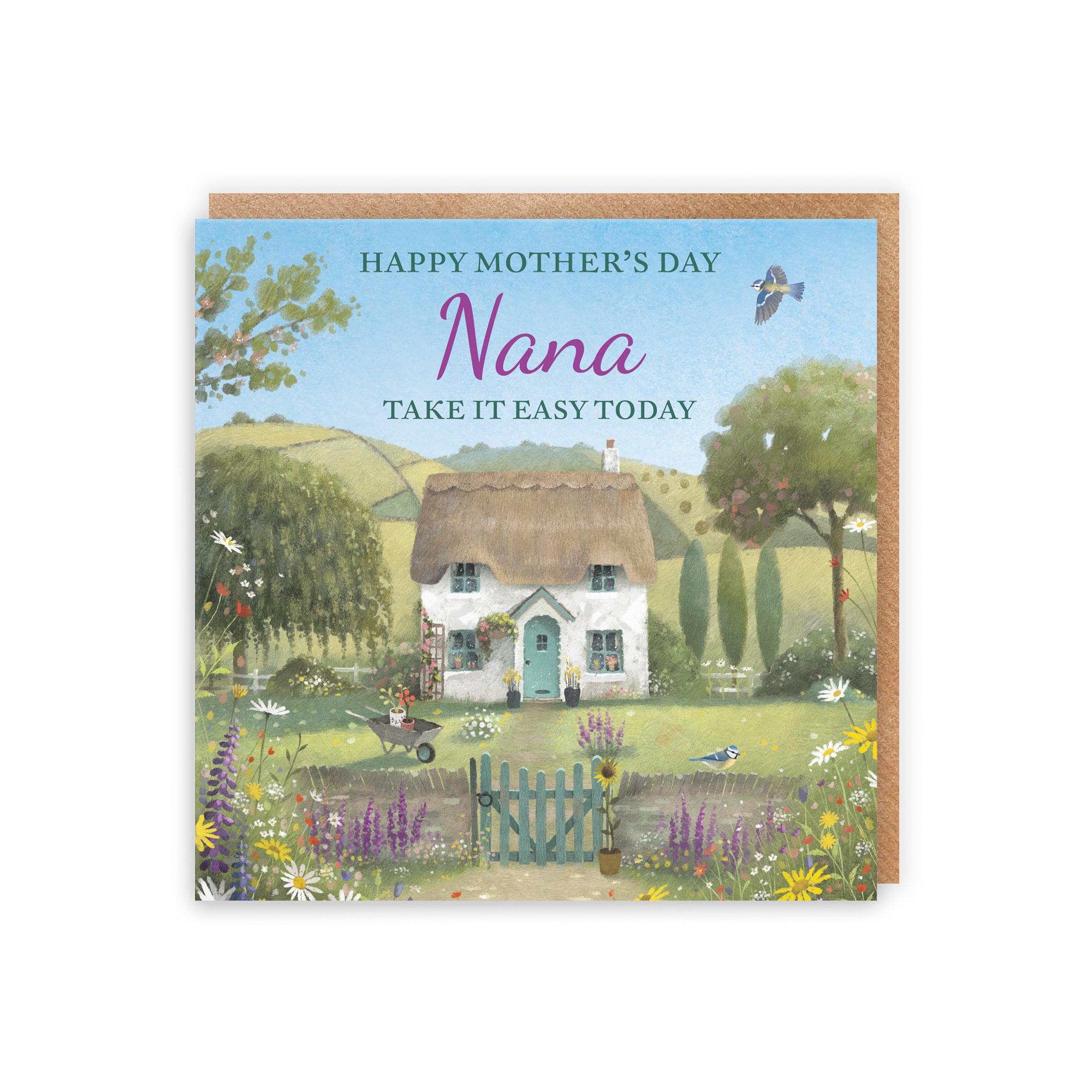 Nana Mother's Day Card Thatched Cottage Milo's Gallery - Default Title (RT06832)