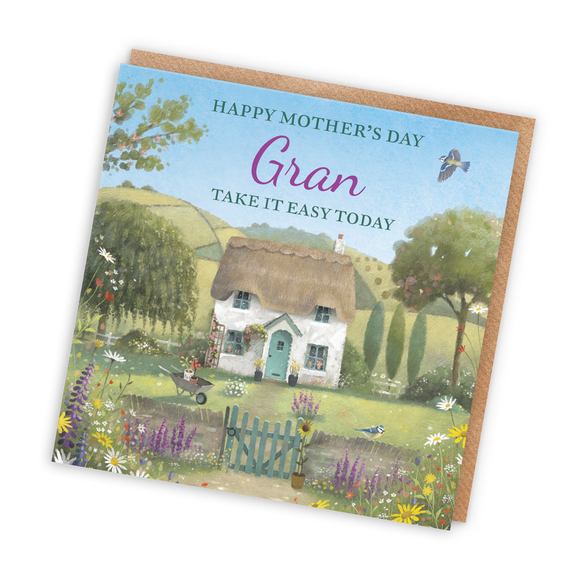 Gran Mother's Day Card Thatched Cottage Milo's Gallery - Default Title (RT06838)
