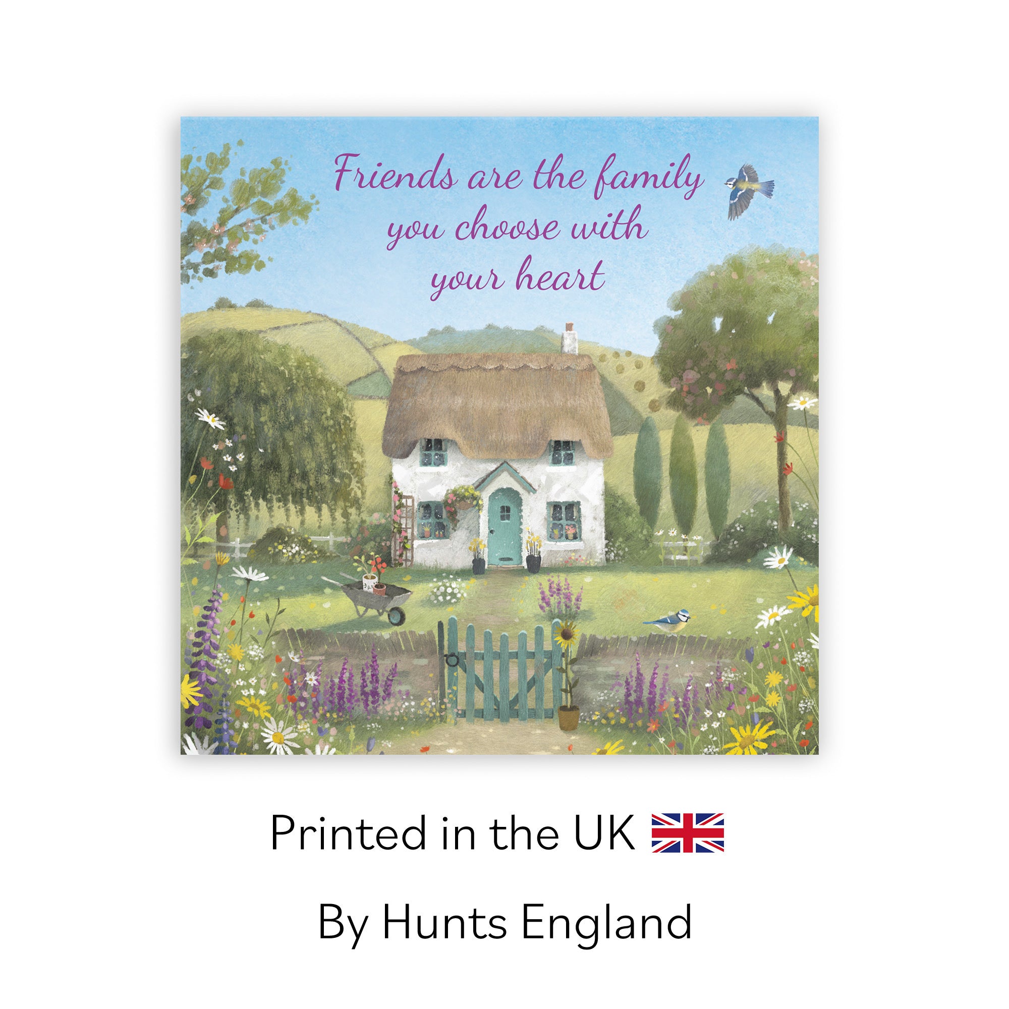 Friends Are Family You Choose Friendship Card Thatched Cottage Milo's Gallery - Default Title (RT06843)