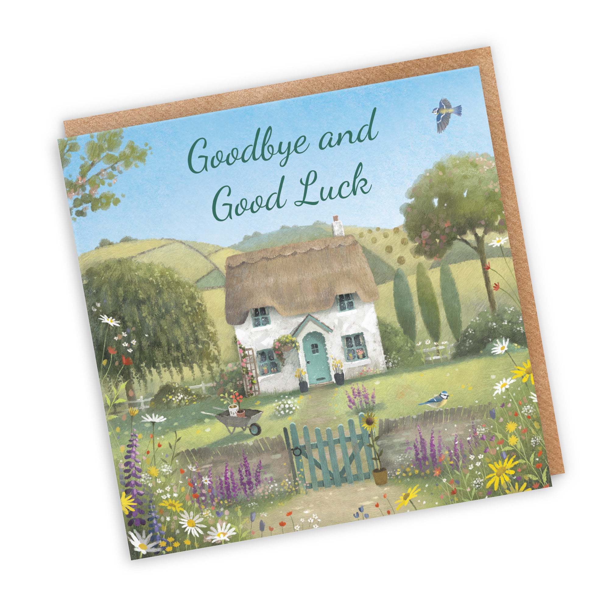 Goodbye And Good Luck Leaving Card Thatched Cottage Milo's Gallery - Default Title (RT06846)