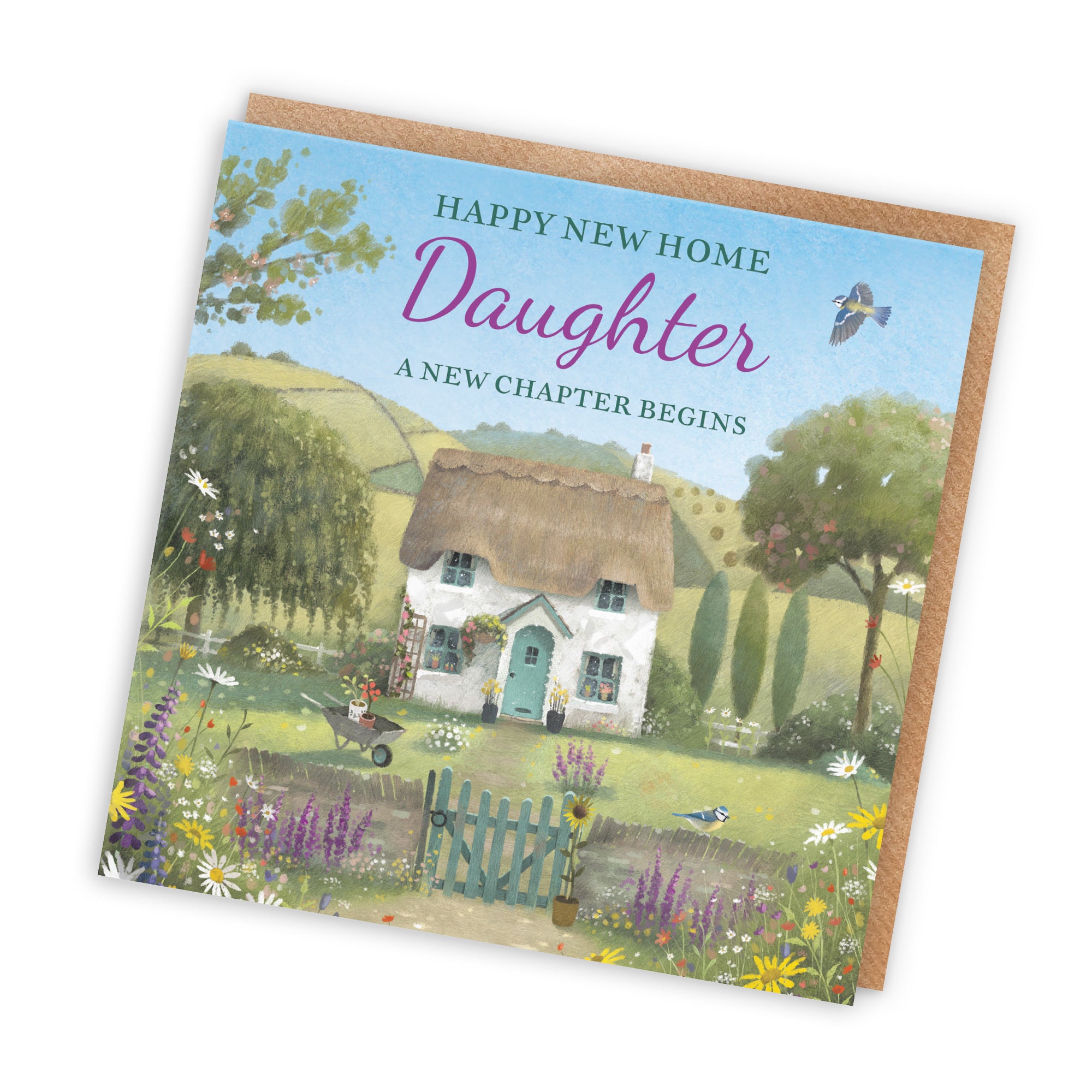 Daughter New Home Card Thatched Cottage Milo's Gallery - Default Title (RT06850)