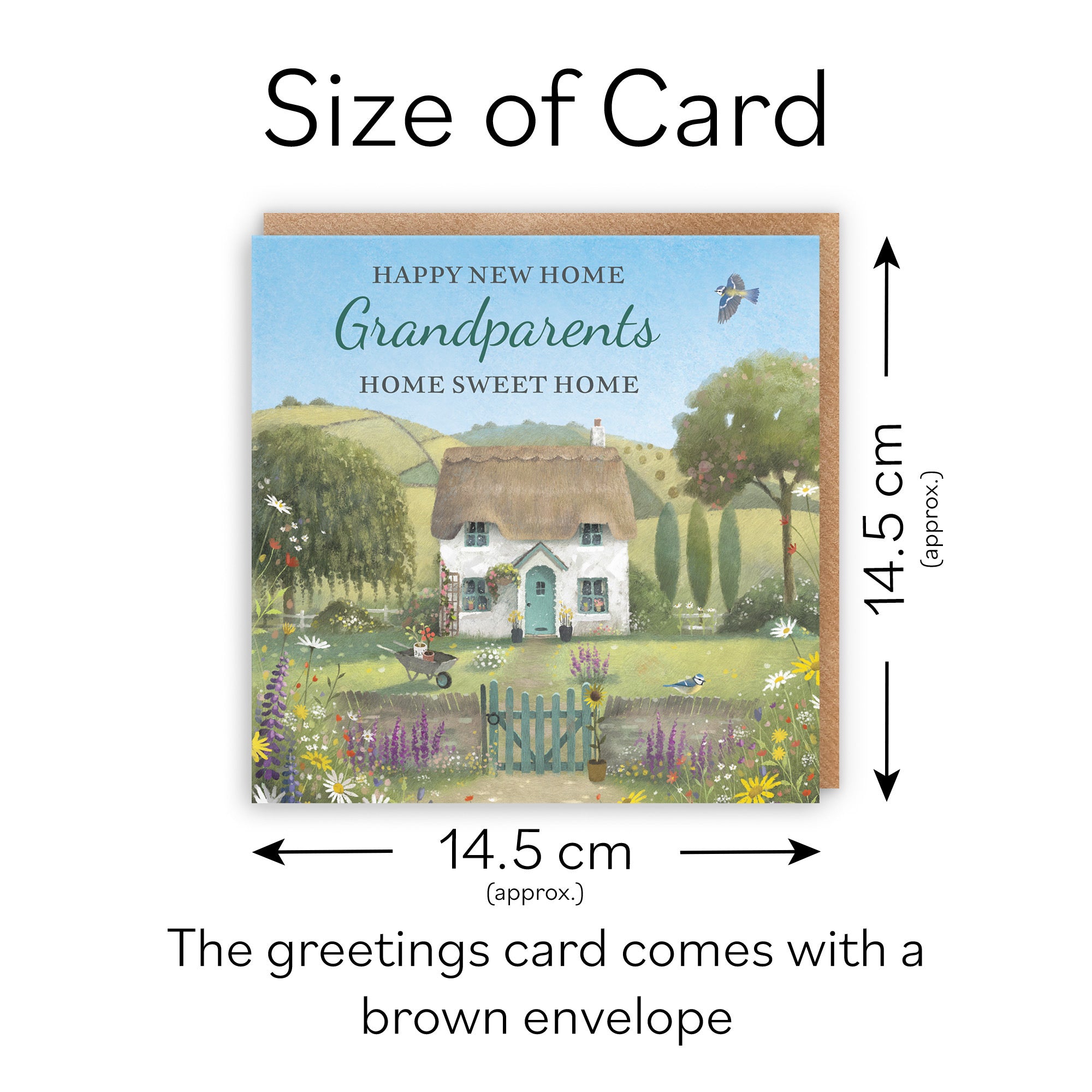 Grandparents New Home Card Thatched Cottage Milo's Gallery - Default Title (RT06852)