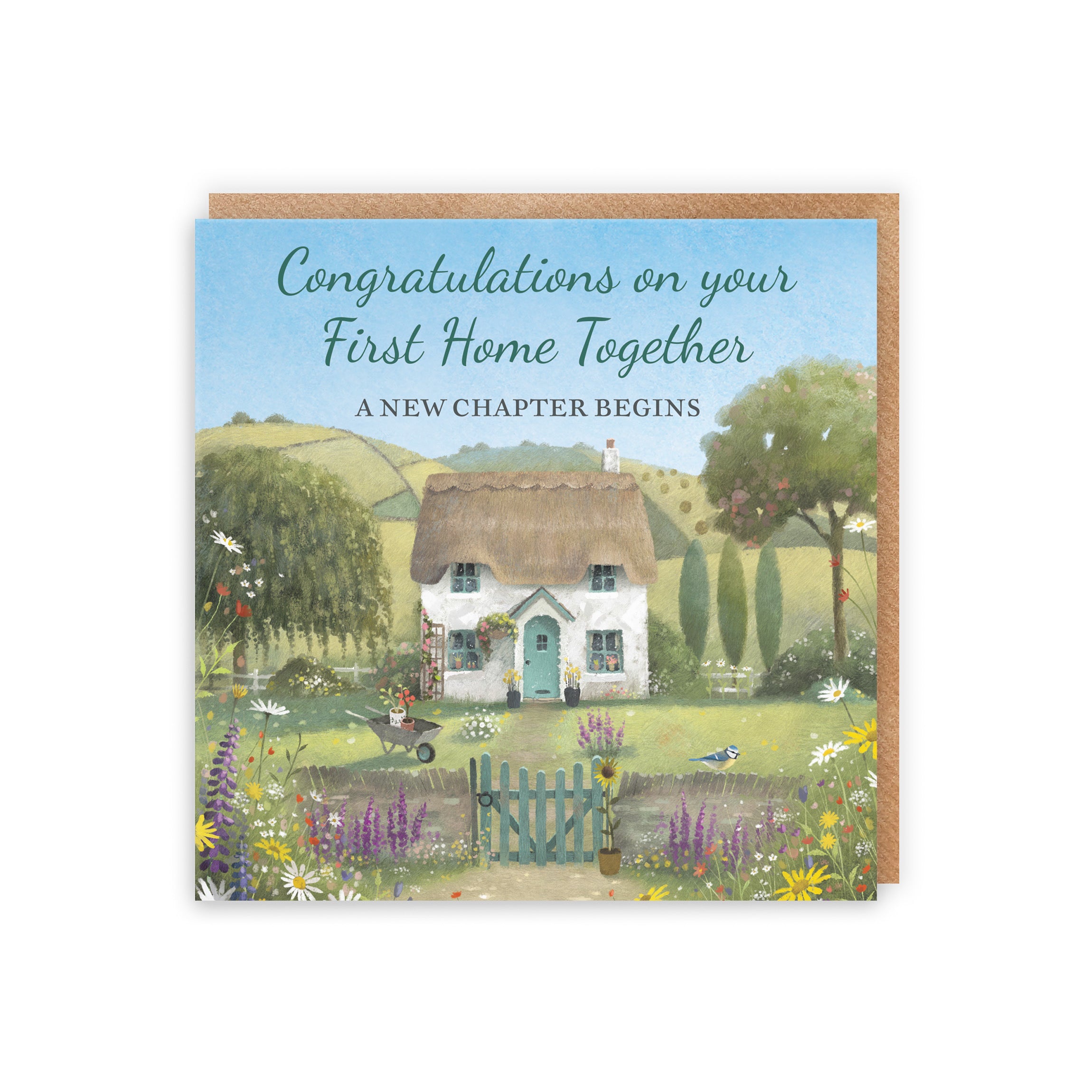 First Home Together New Home Card Thatched Cottage Milo's Gallery - Default Title (RT06854)