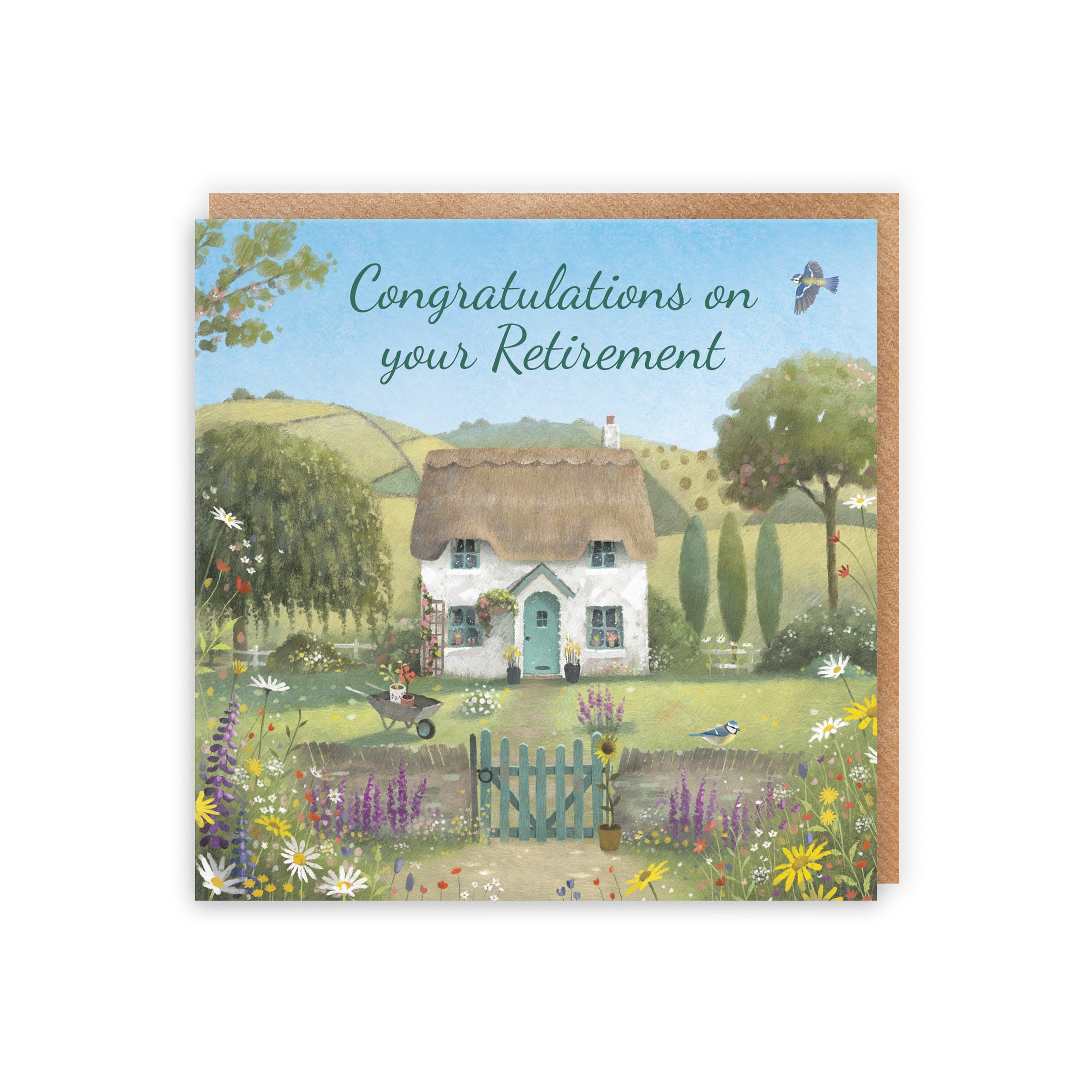 Retirement Card Thatched Cottage Milo's Gallery - Default Title (RT06857)
