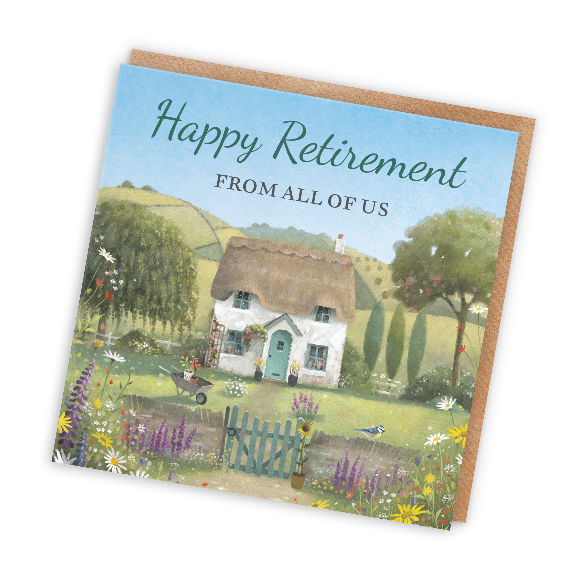 From All Of Us Retirement Card Thatched Cottage Milo's Gallery - Default Title (RT06858)