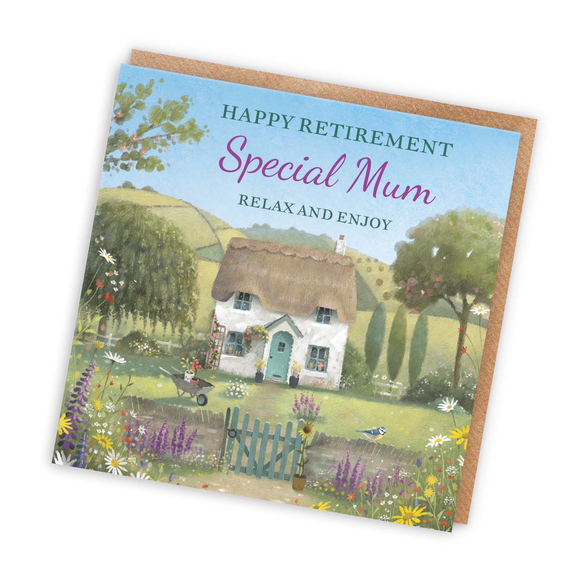 Mum Retirement Card Thatched Cottage Milo's Gallery - Default Title (RT06861)