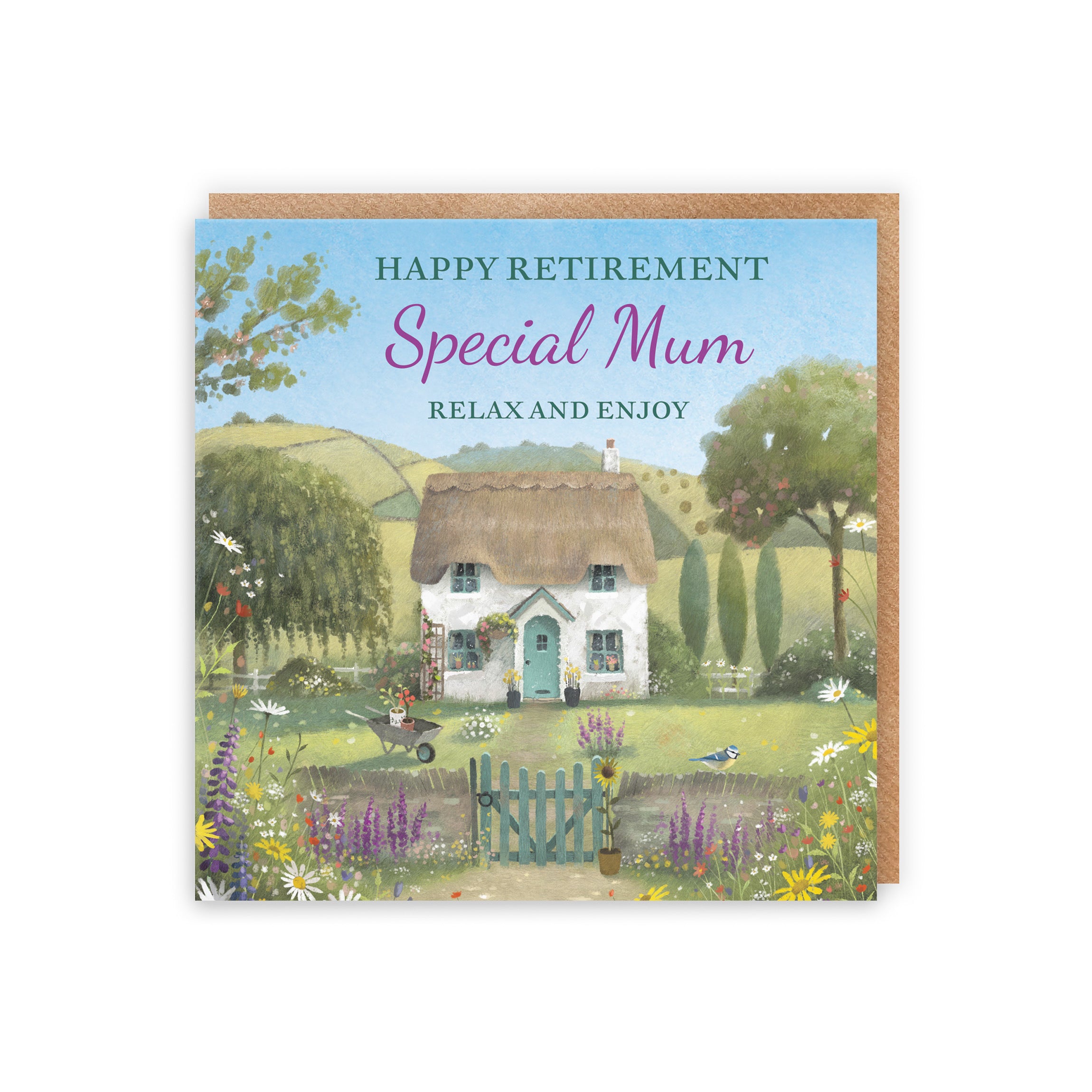 Mum Retirement Card Thatched Cottage Milo's Gallery - Default Title (RT06861)